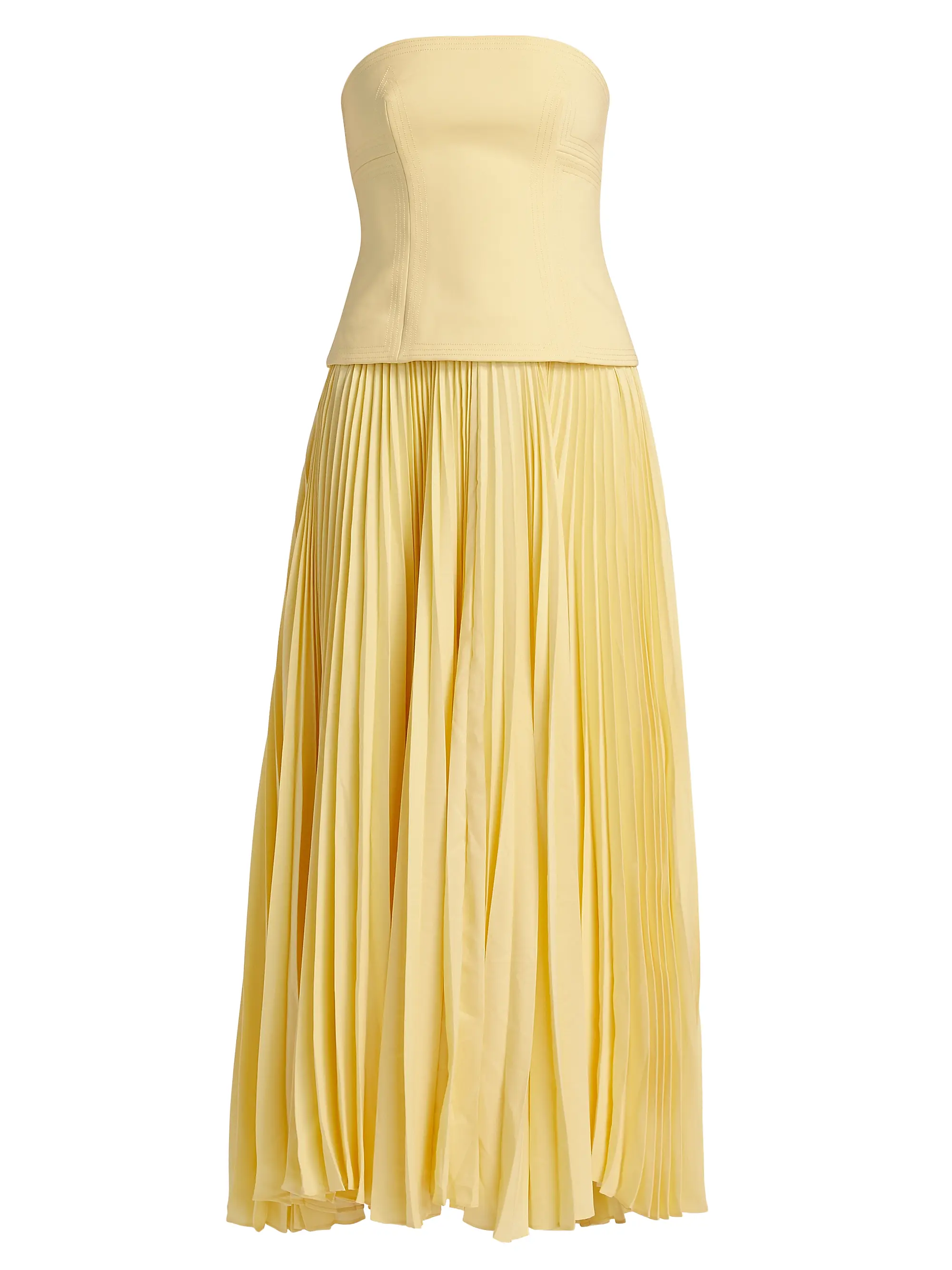 knee length dresses for ladies Acler Online AU Ivory Fitted Midi Dress for Women, AU8 US4 main image 0