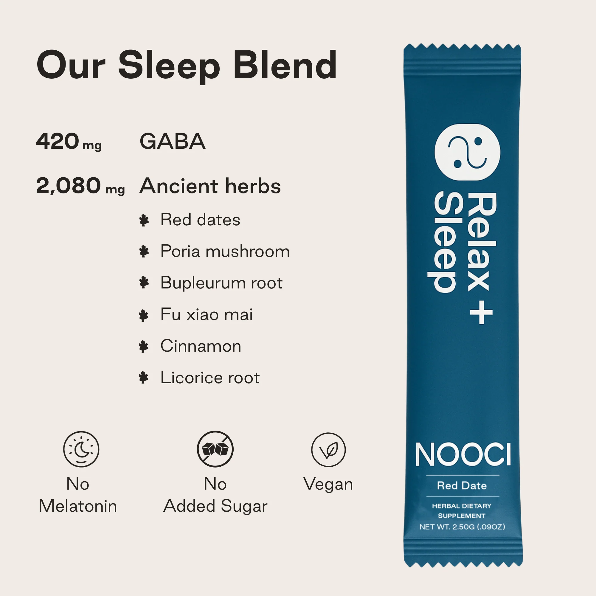 NOOCI Relax + Sleep