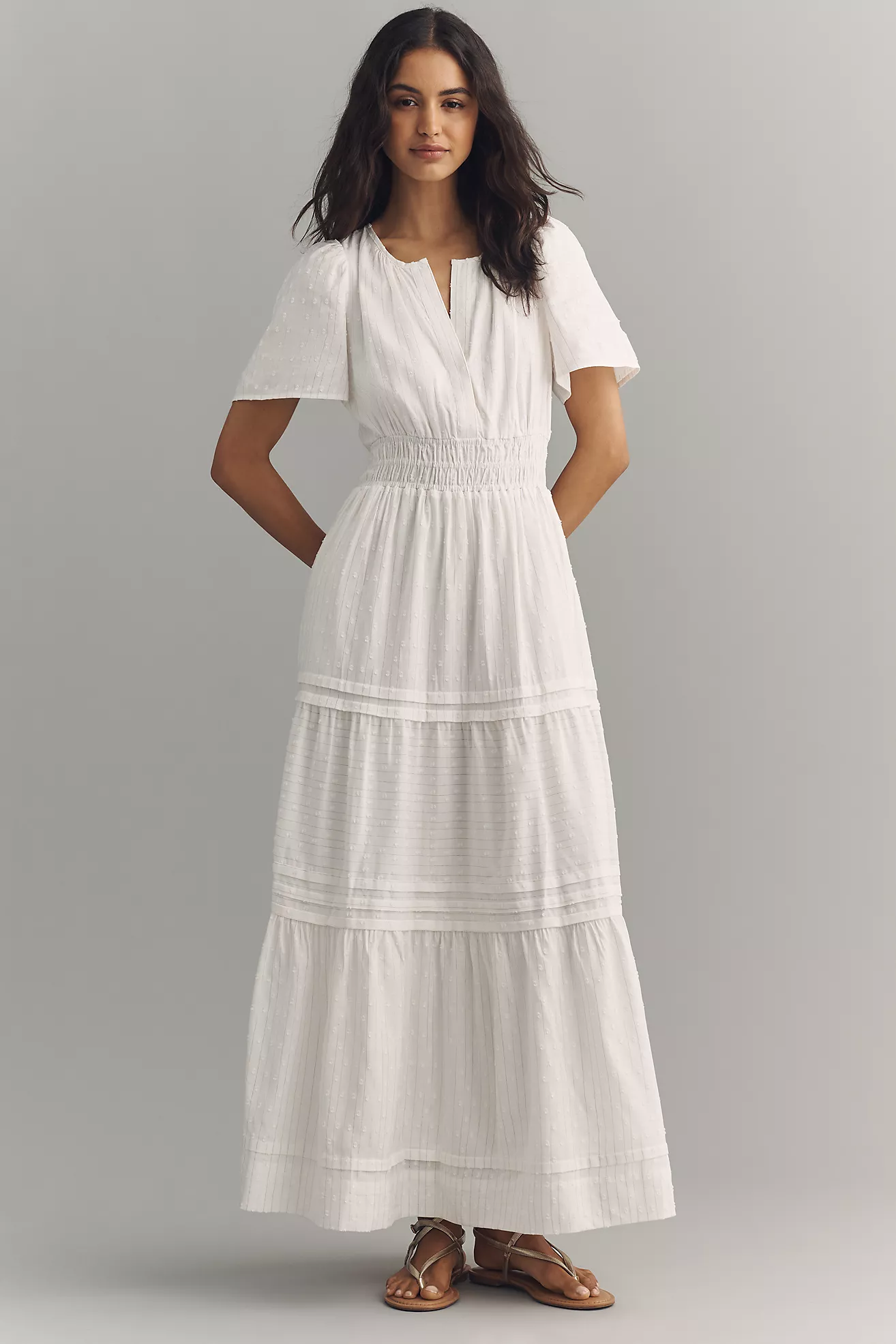 the somerset maxi dress mock neck edition New Anthropologie Long Sleeve Chiffon Sz L Our iconic Somerset Dress features a soft A Anthropologie Somerset Maxi Dress Mock