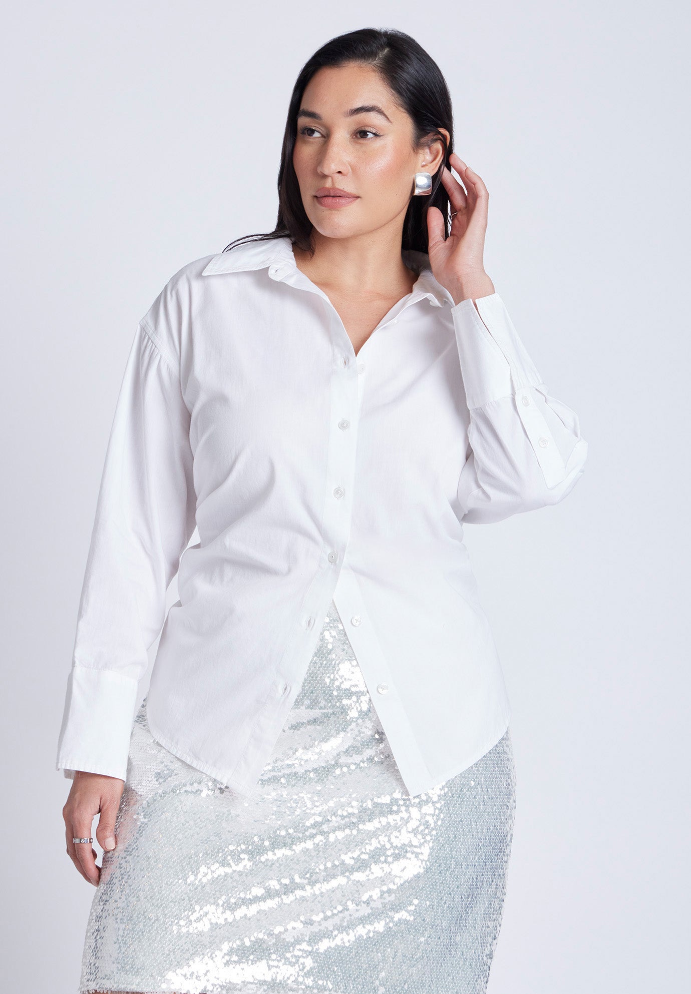 Tie Back Button Up Top