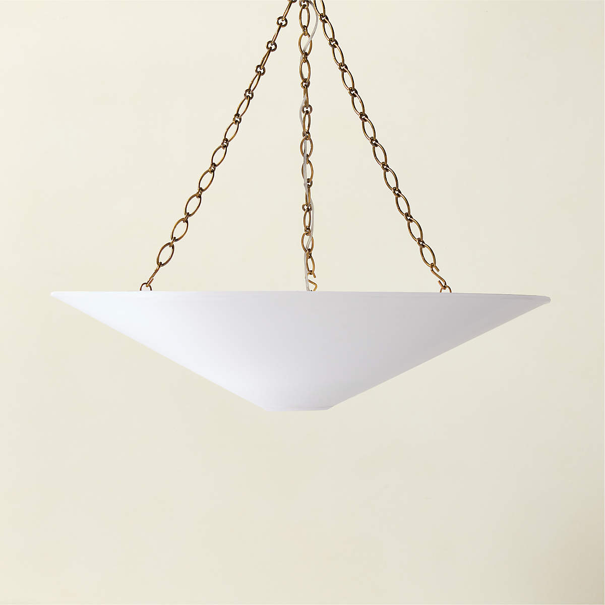 Collar Satin Pendant Light with Chain - Thumbnail 3