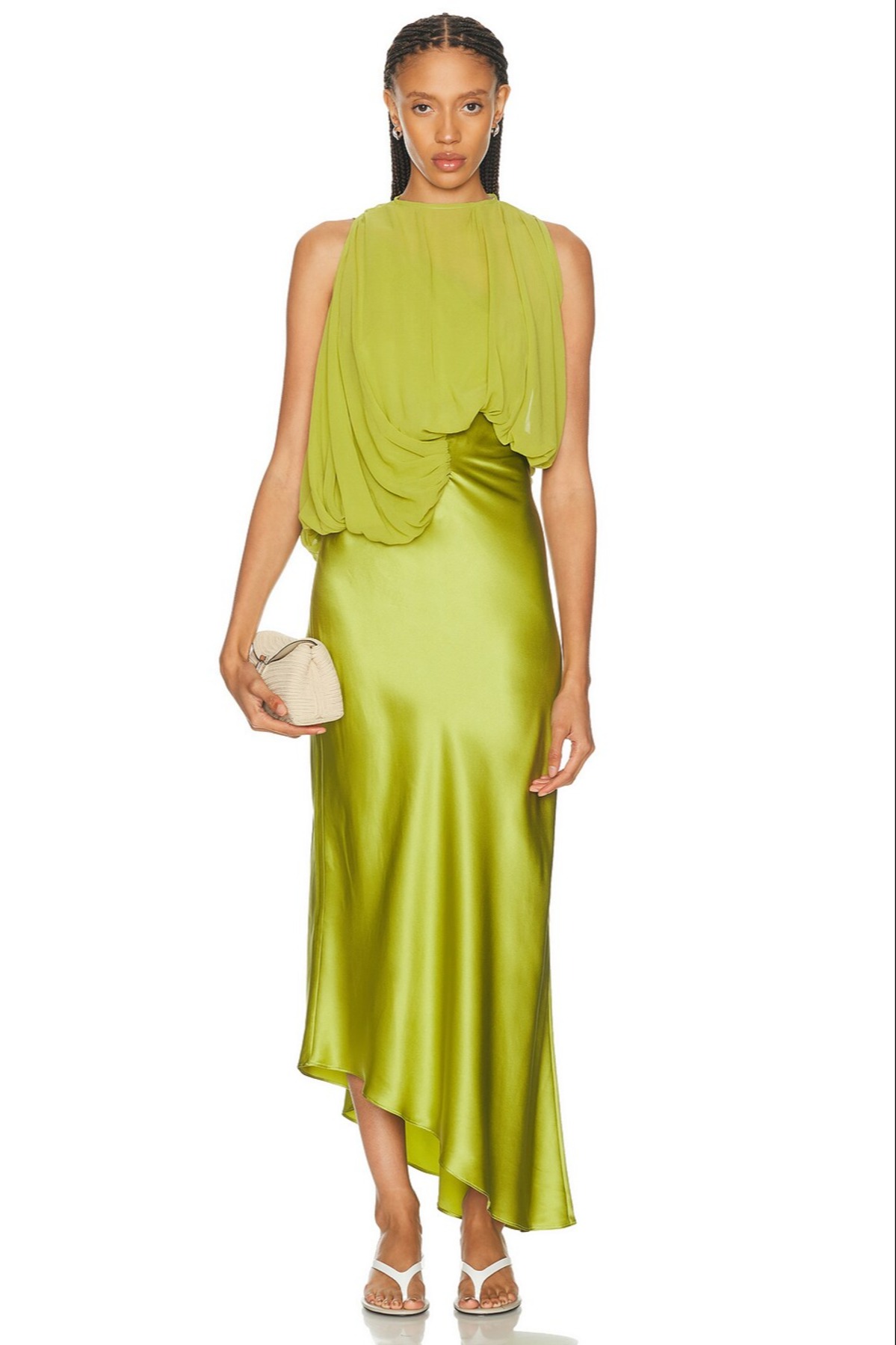 christopher esber lucid sheer panel dress CHRISTOPHER ESBER Sheer Panel Dress Brown Rentals By Mel