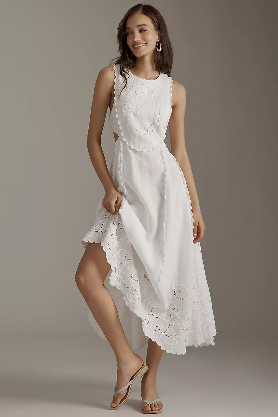amari dress in blue topaz by doen Amari Dress - Emerald
