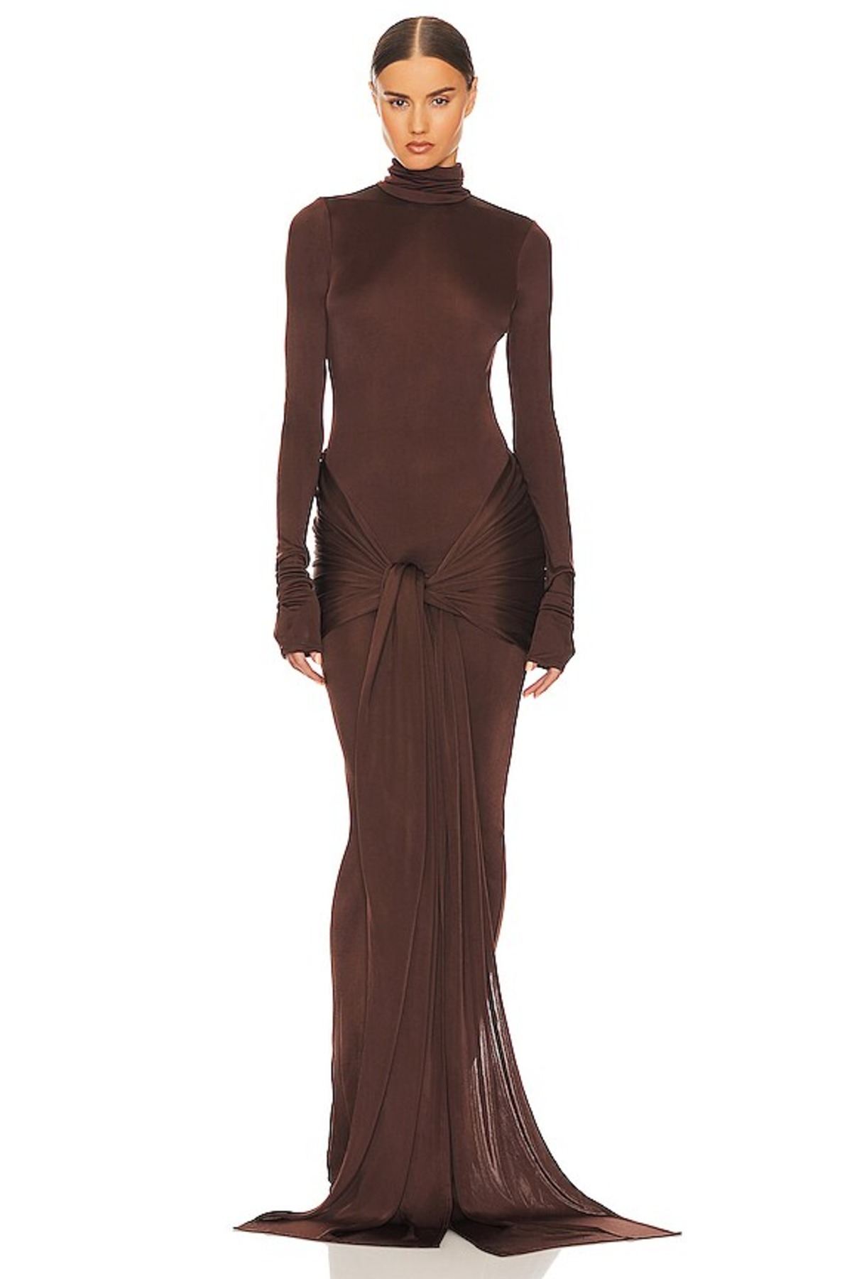 helsa super sheer ruched dress reviews Helsa The Super Sheer Ruched Dress in Sheer Ivory