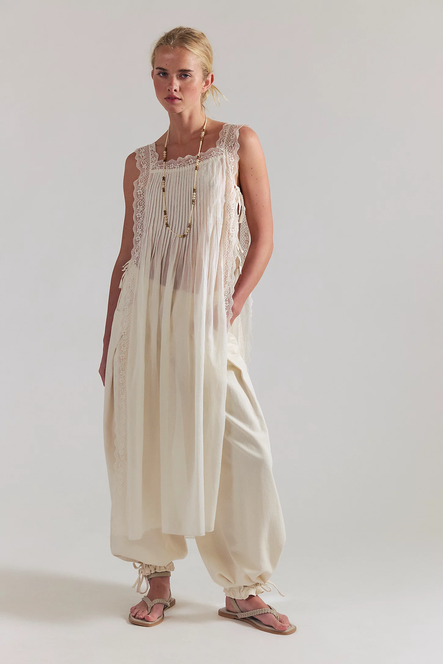 FREE PEOPLE | Loren Apron Maxi Top