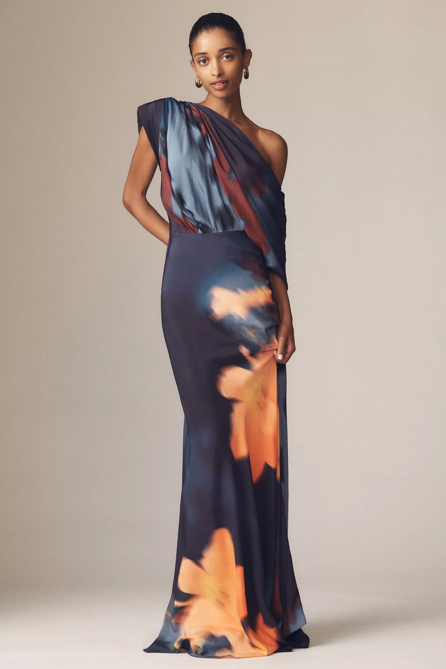 BHLDN | Mariella High-Neck Maxi Dress