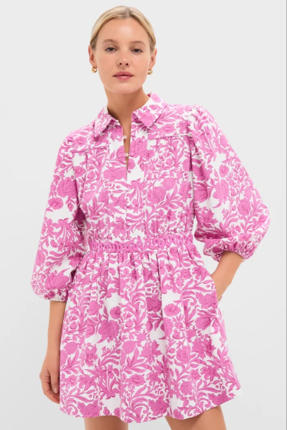 cerise blossom mini chloe dress Tuckernuck