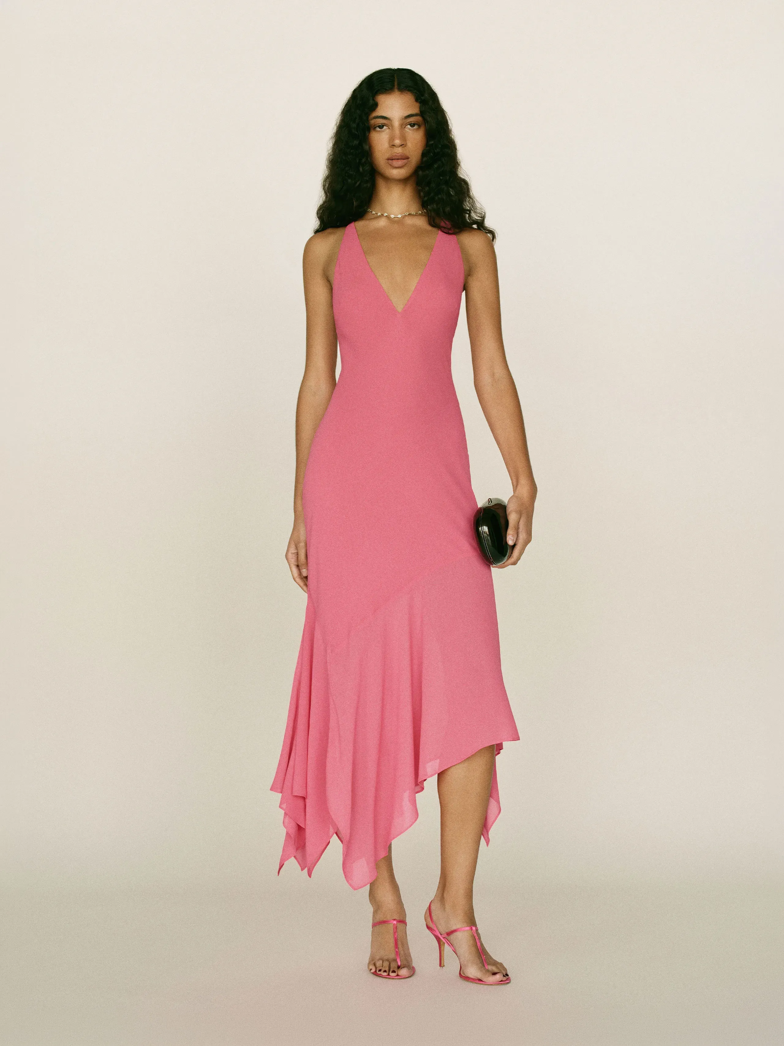 reformation pink halter dress Reformation Briea Halter Pink Dress by Reformation