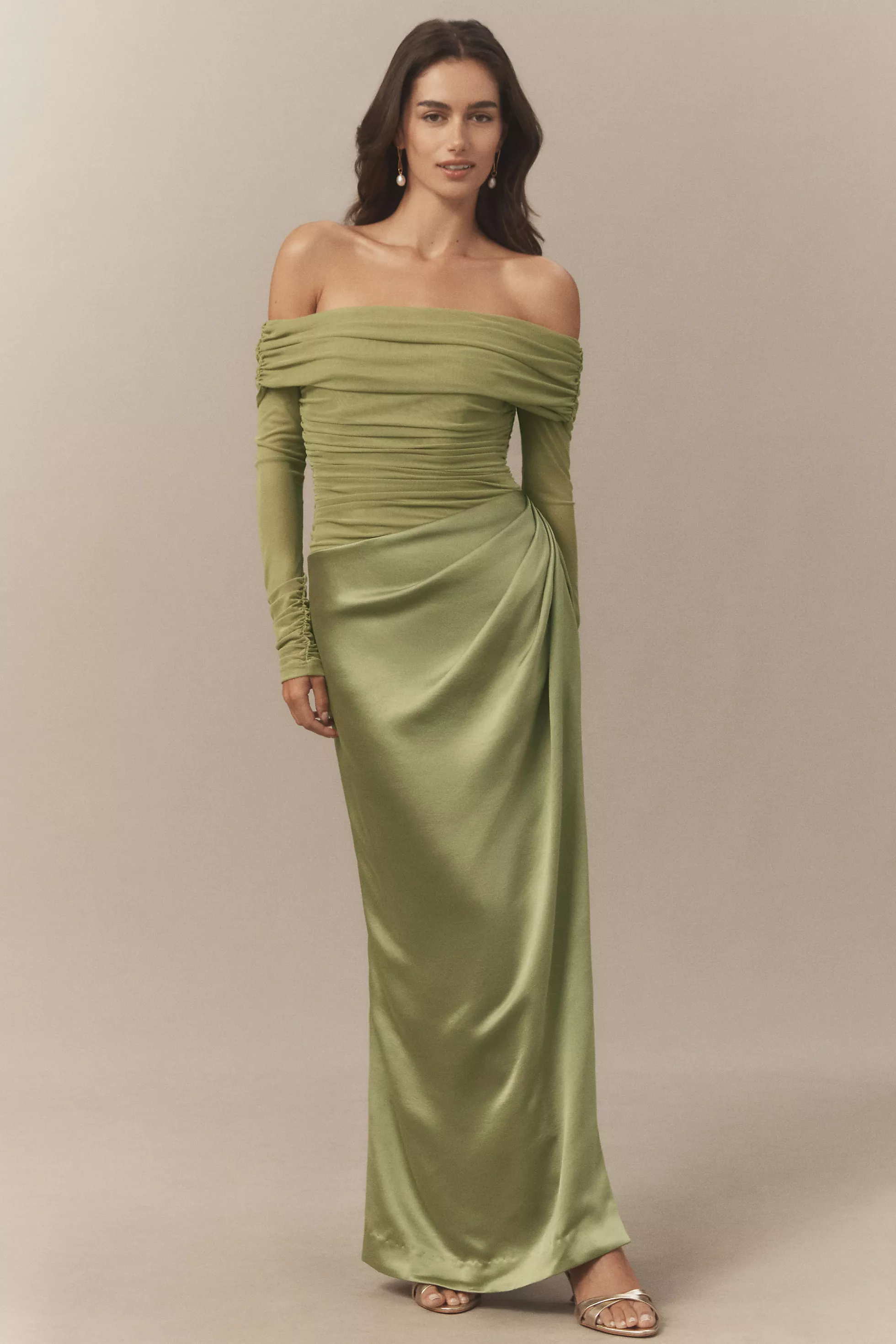 BHLDN | Tara One-Shoulder Midi Dress