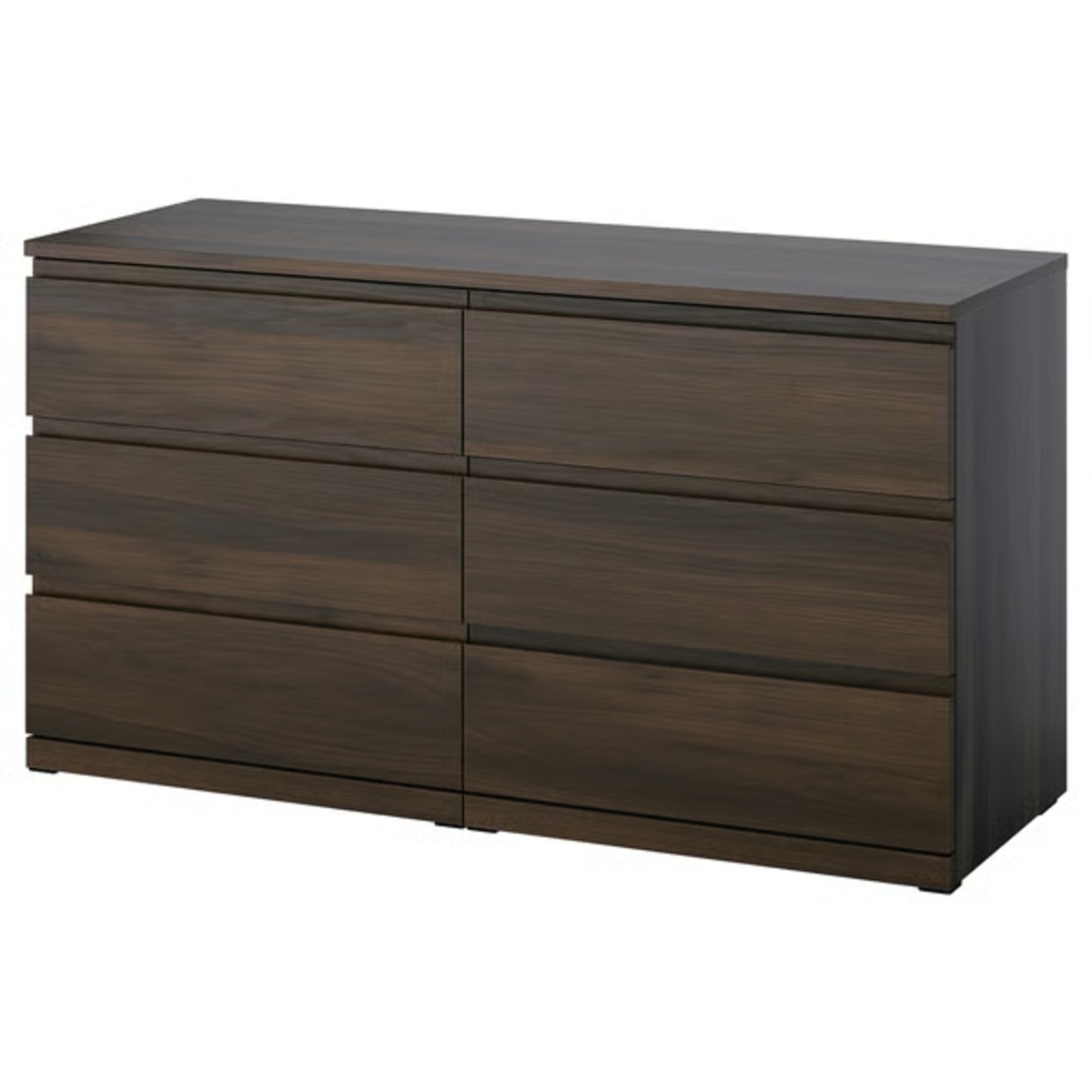 storemolla dresser STOREMOLLA 8-drawer dresser, gray-brown stained, 673/8x195/8x357/8"