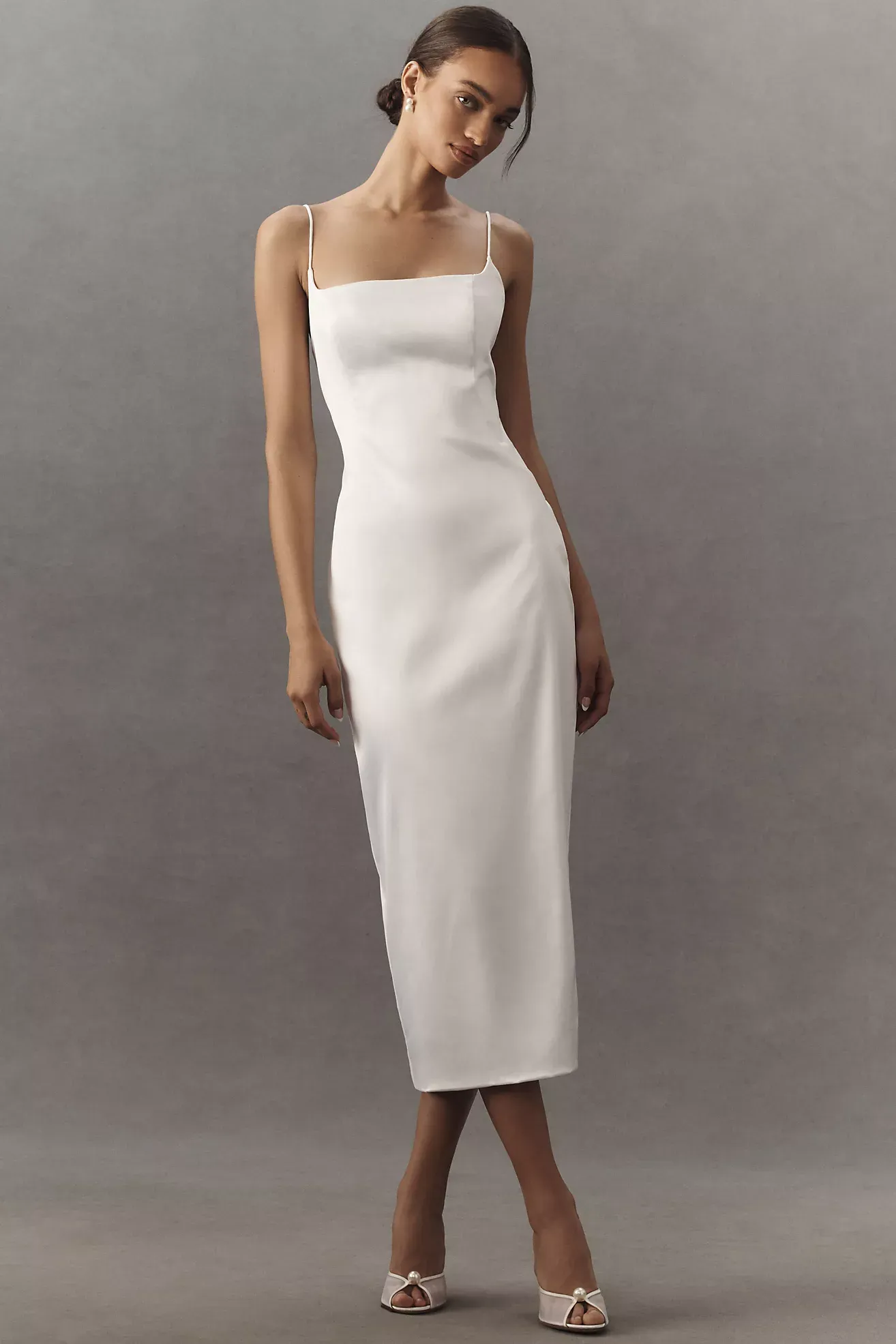 white christmas dresses HACCHIC Couture Vivian Black Off-Shoulder Pencil Midi Dress