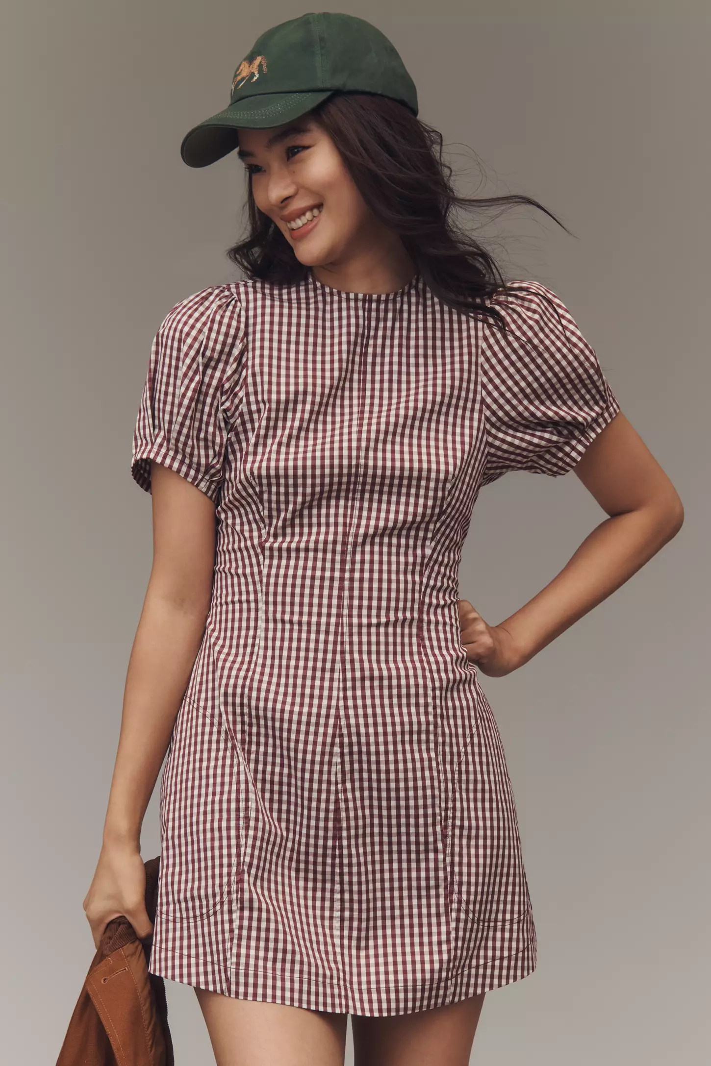WeWoreWhat | Short-Sleeve Fit & Flare Mini Dress