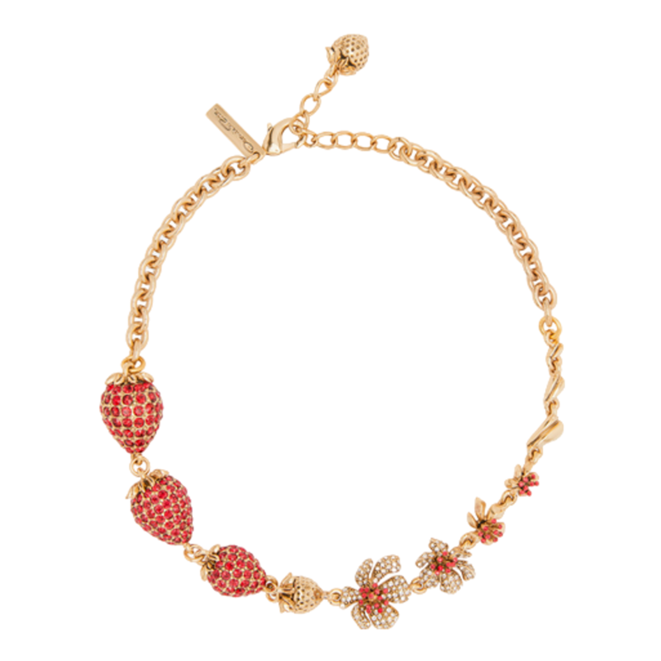 BAR | Strawberry & Flower Necklace