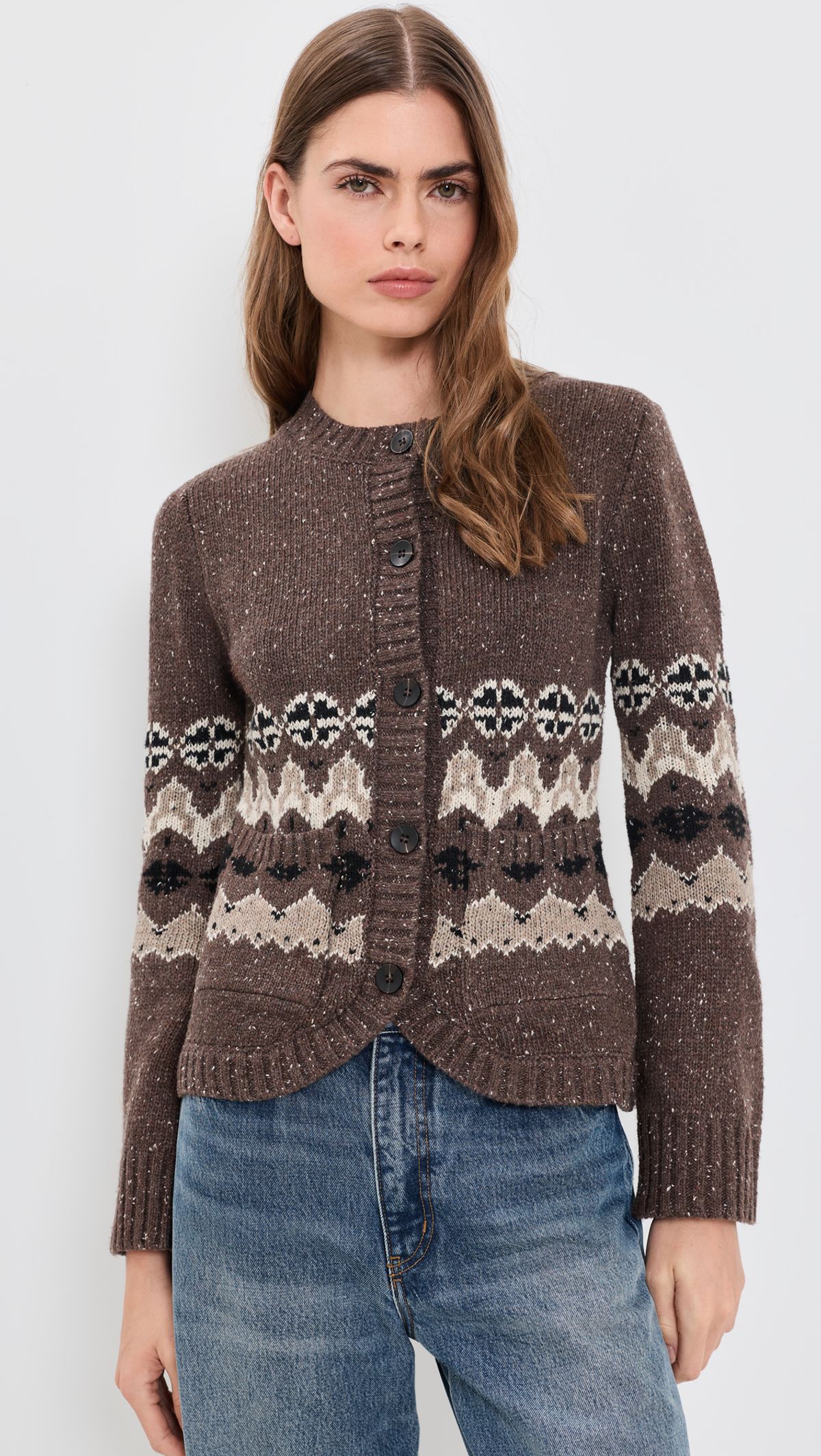Rounded Hem Cardigan