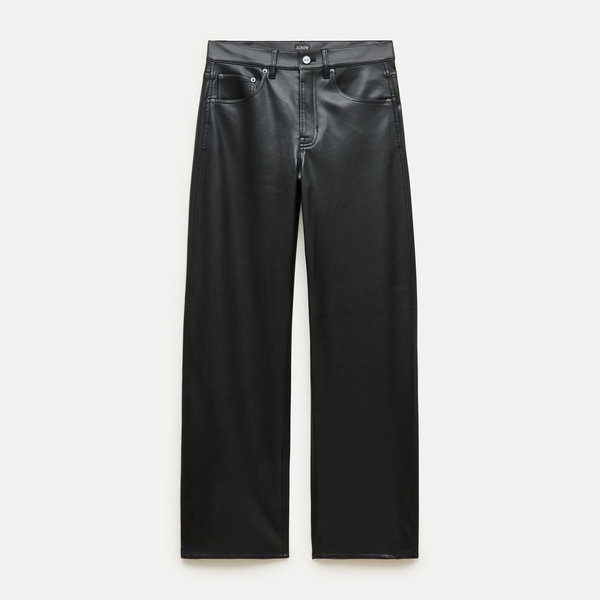 J.Crew US, Zoe Barrel Pant in Faux Leather
