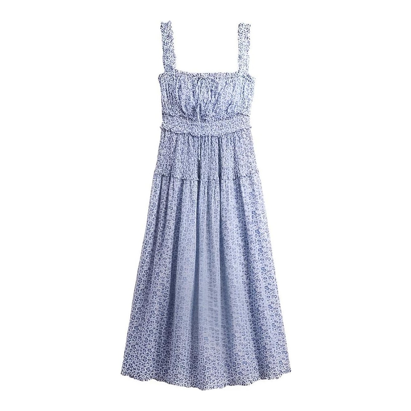 GAP | GAP  DEN 100% Linen Gingham Midi Dress