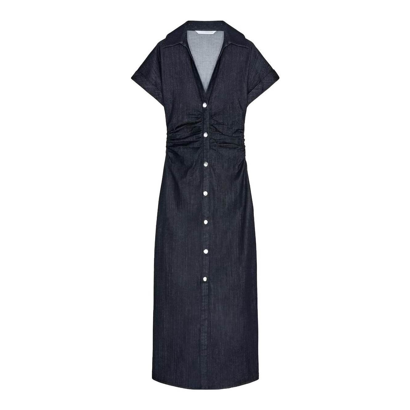 diesel denim dresses dress with logo this blue wash is Color:Kendall Green GVLUX Coco Denim Mini Dress