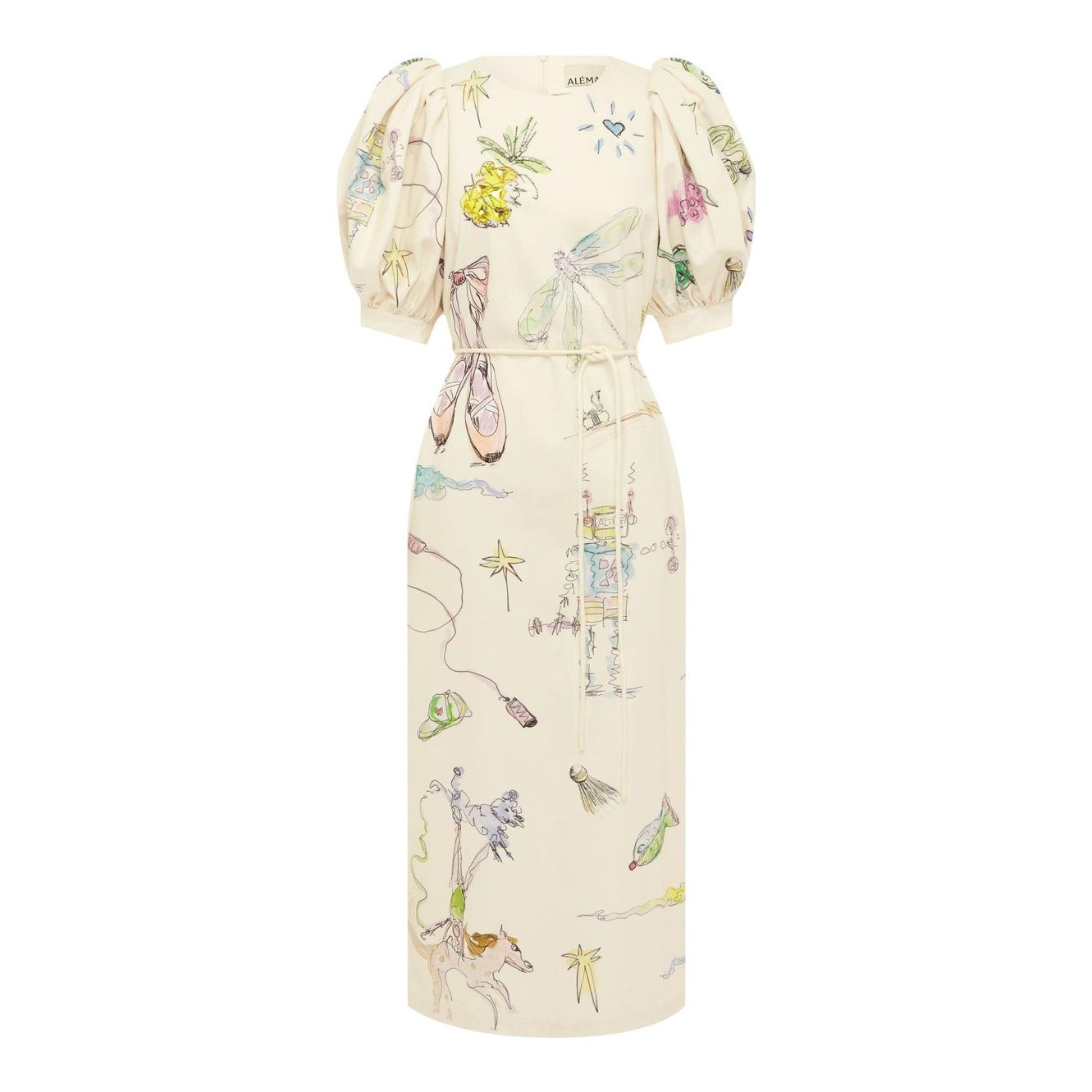 knee length dresses for ladies Monte Linen Dress  Petite Chrie