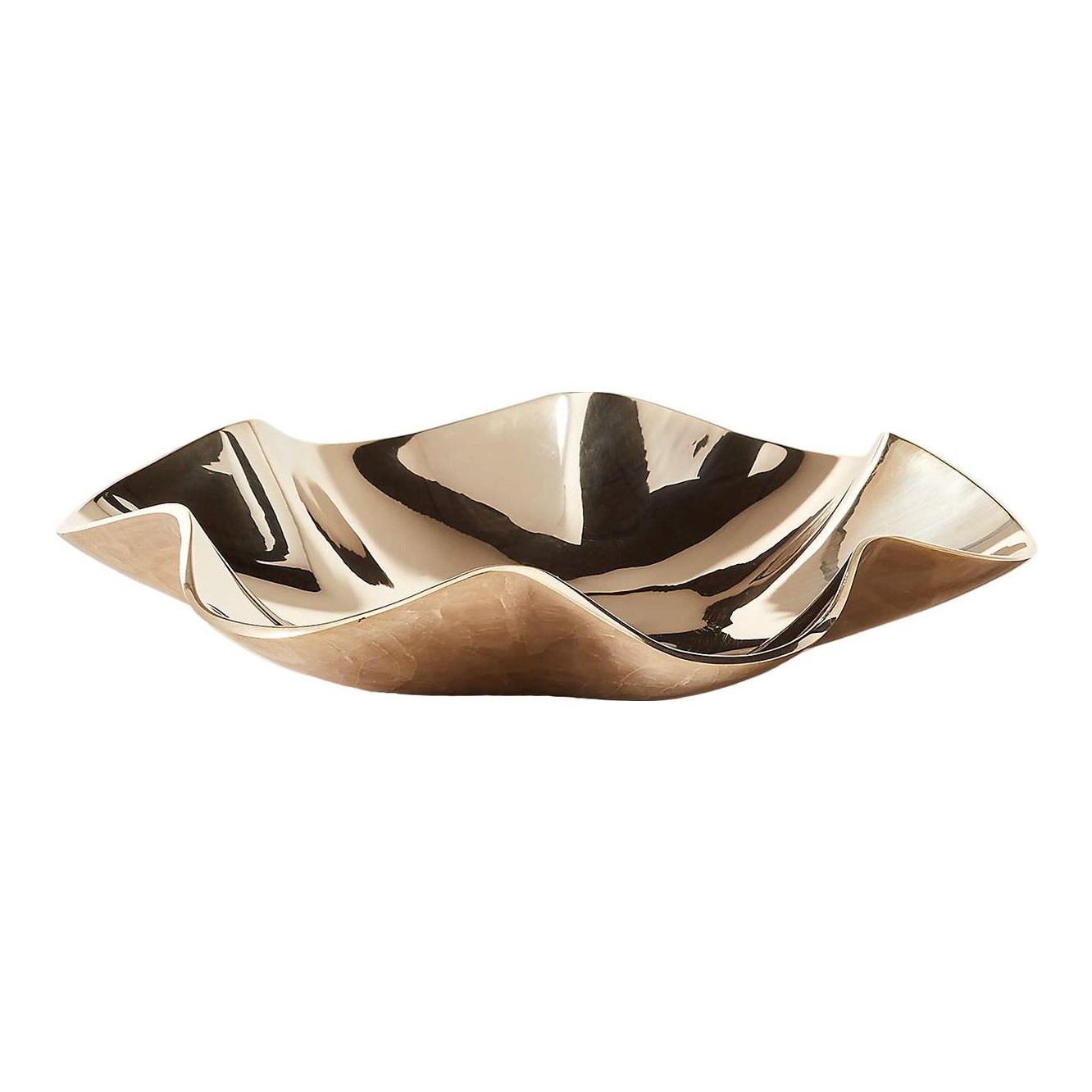 Lulu Polished Brass Catchall Dish