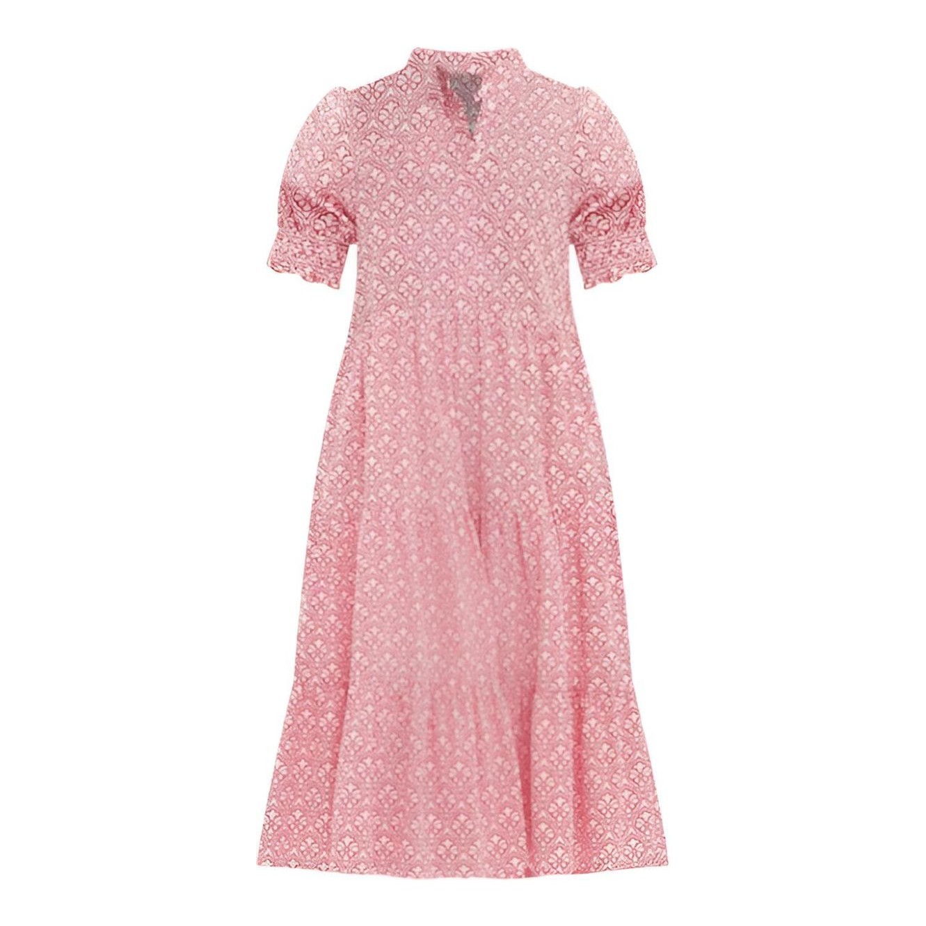 knee length dresses for ladies Aqua Mist Midi Dress– Teuta Matoshi main image 1