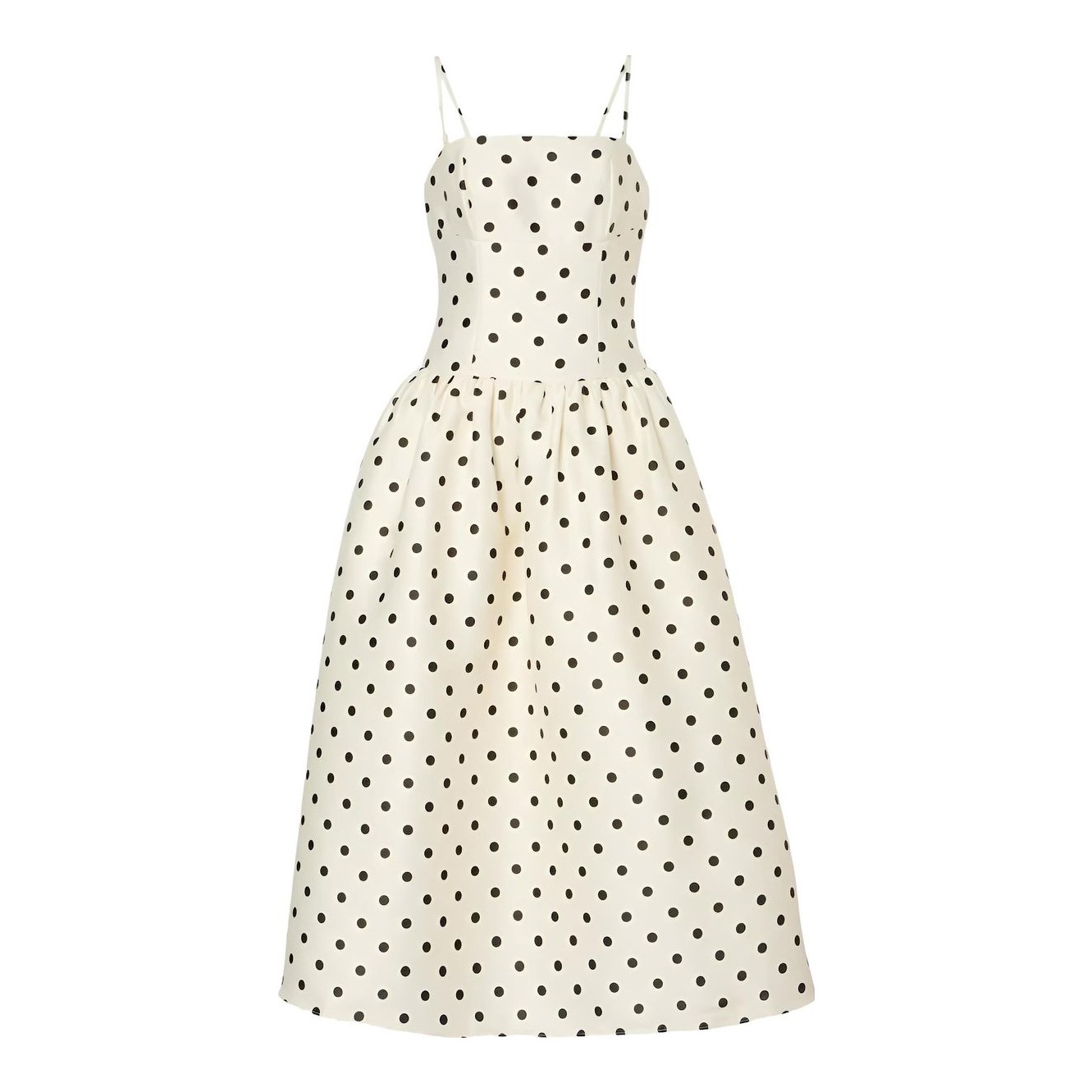 Dolce & Gabbana | Polka-Dot Corset Midi Dress