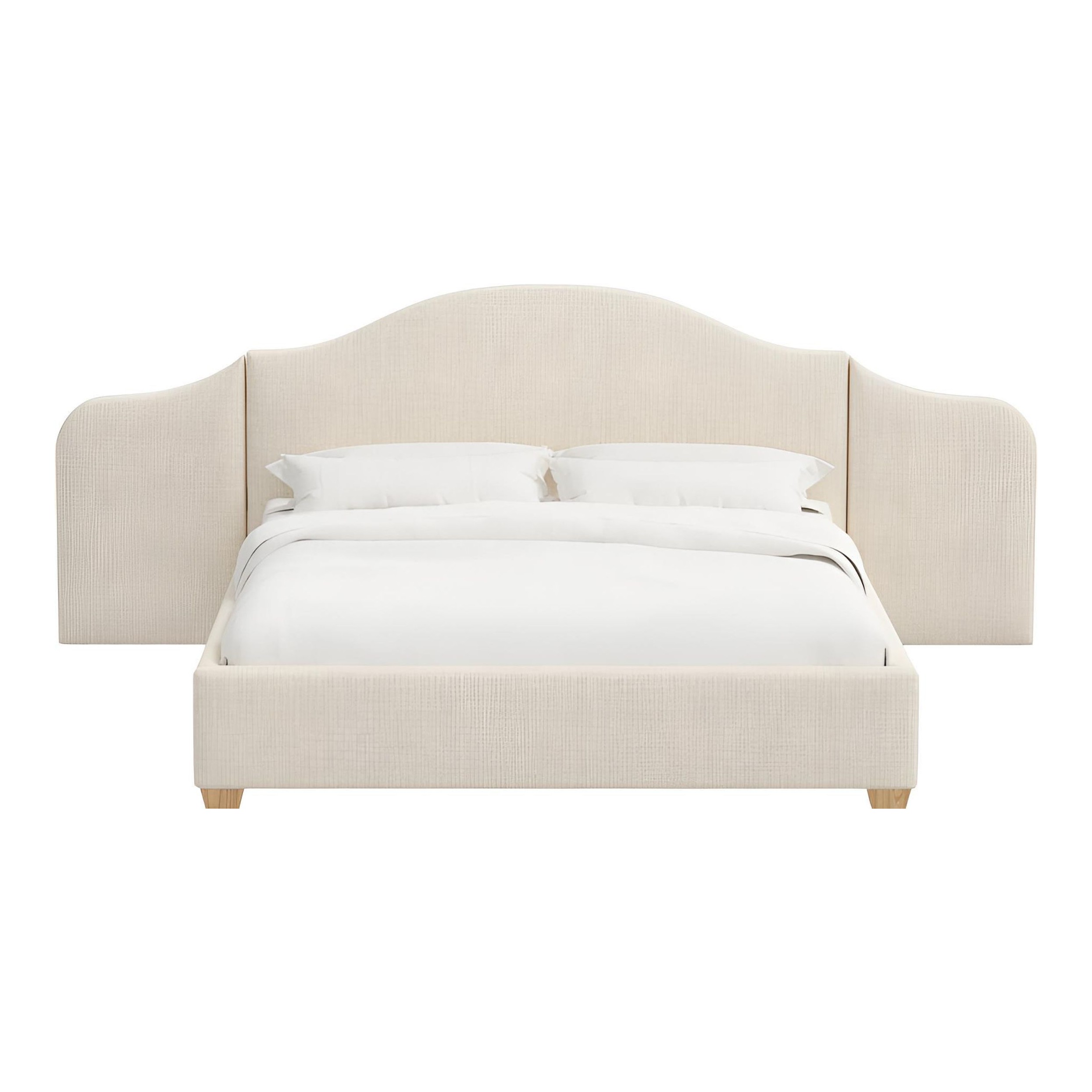 Padden Extended Headboard Platform Bed - Thumbnail 3