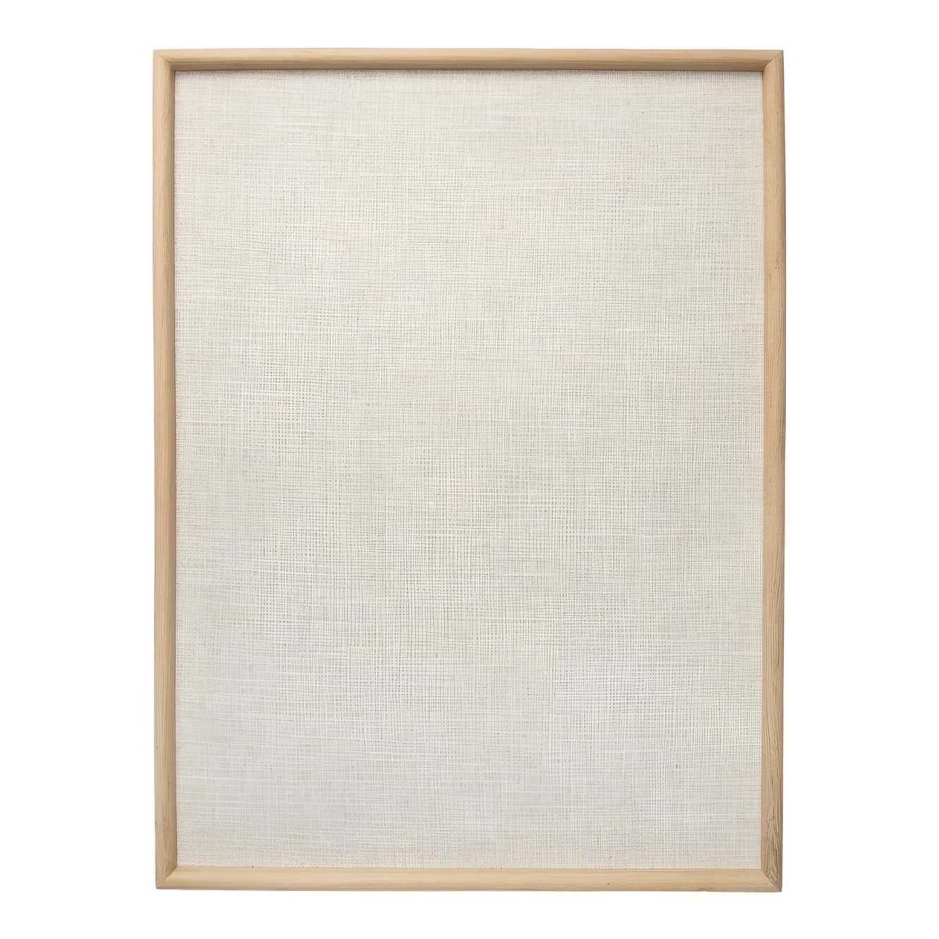 Oak & Linen Memo Board