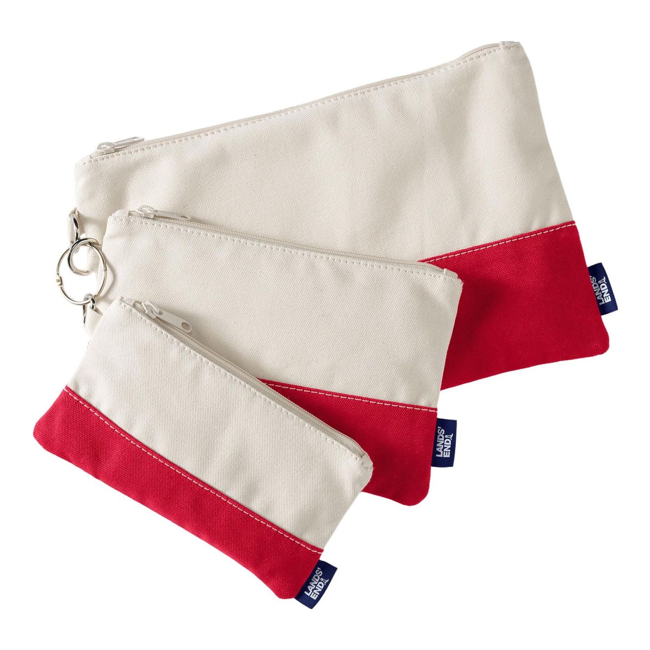 Zip Canvas Pouch 3 Pack - Thumbnail 2