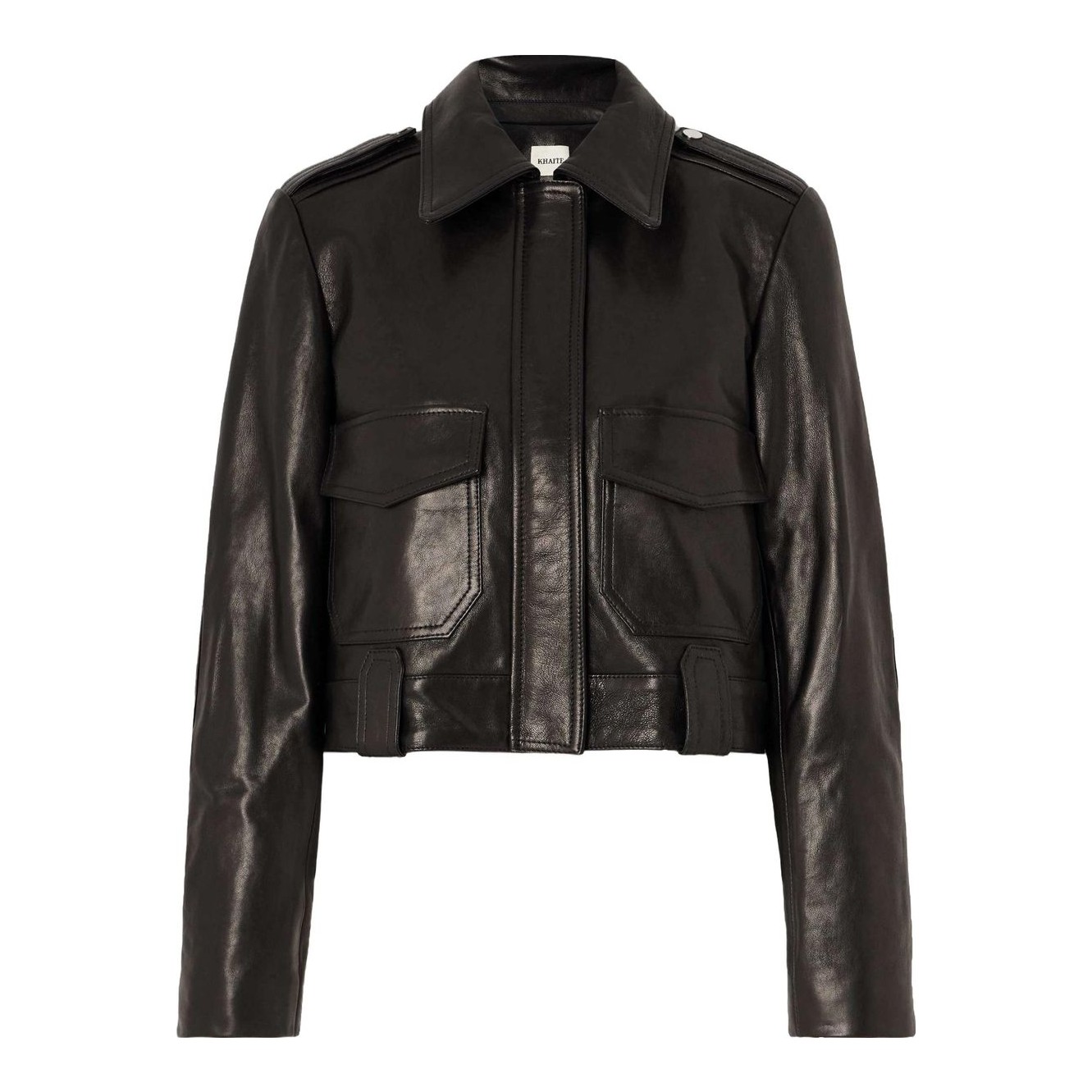 Cordelia Cropped Leather Jacket