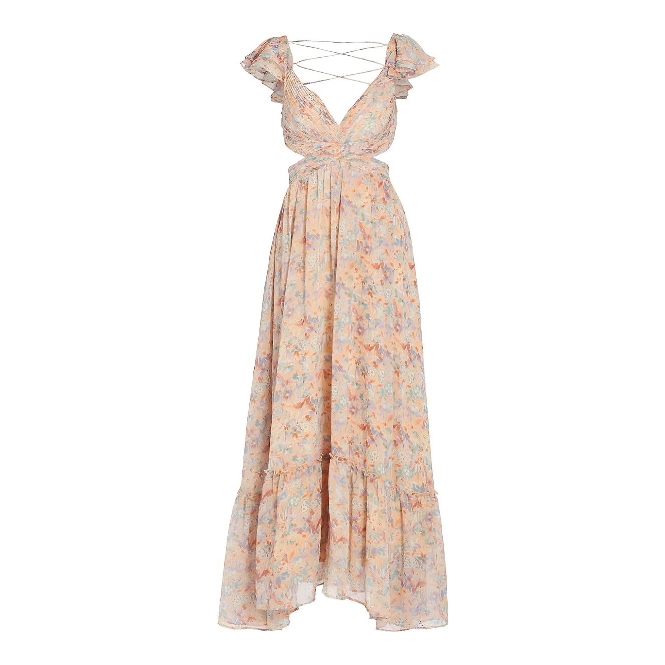 brown spaghetti strap maxi dress Endless Sunday Maxi Dress