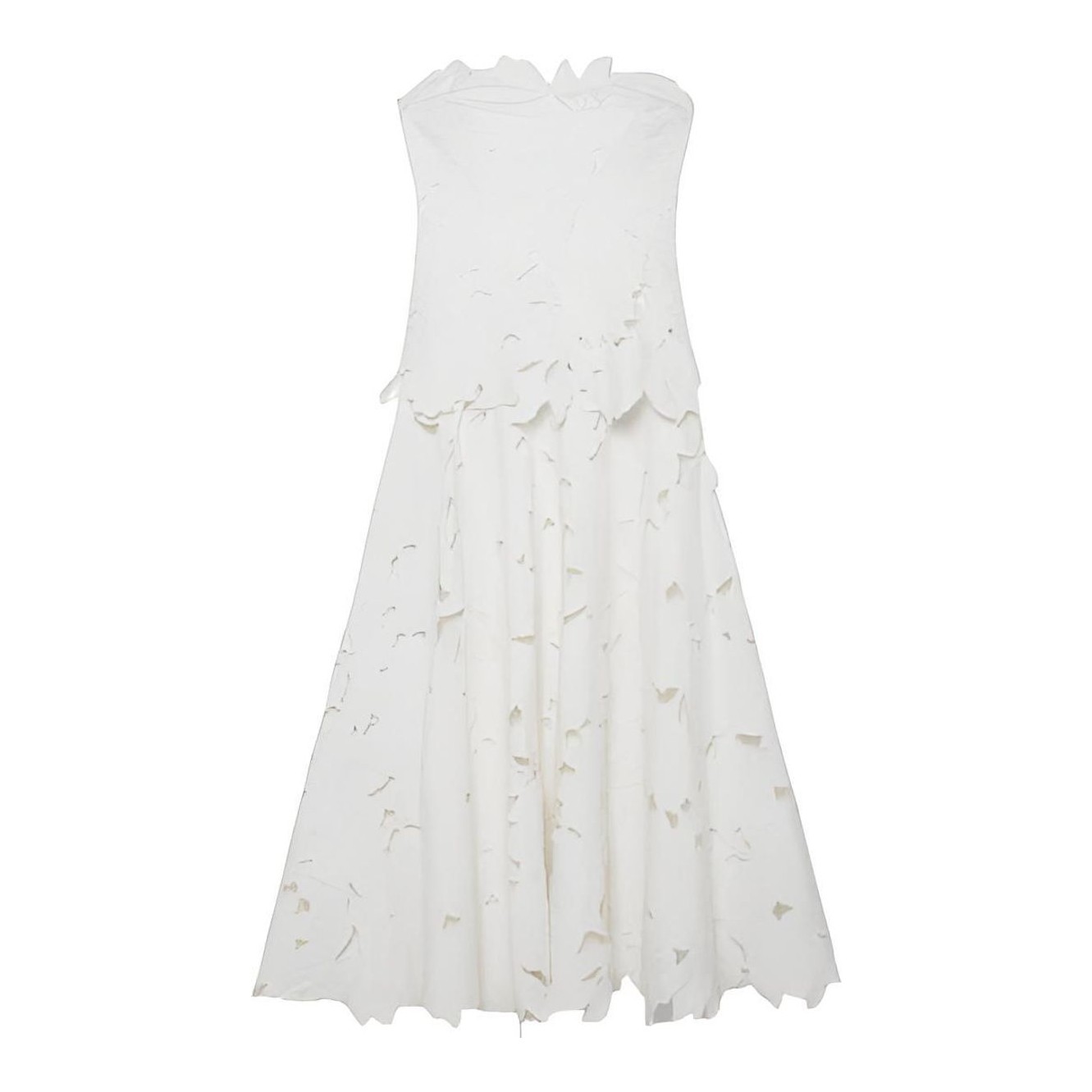 SIMKHAI | Valletta Strapless Embroidered Dress