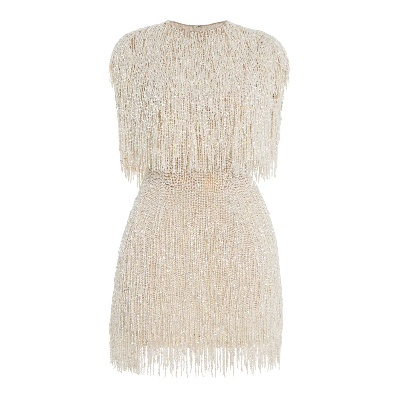 PatBO | Pearl Dust Embroidery Mini Dress