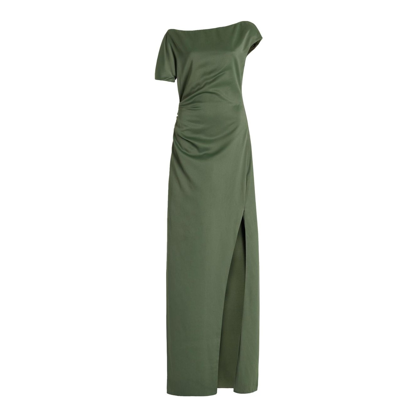 chinese dress ladies Cecilia Cowl Neck Drape Back Maxi Dress Emerald– Selfie Leslie main image 1