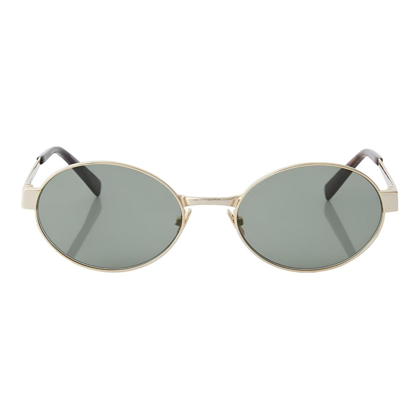 NEW Celine Round Tortoise Havana Gold Metal Unisex Sunglasses Glasses CL40100U Celine | Metal Round Sunglasses CL40100U main image 3