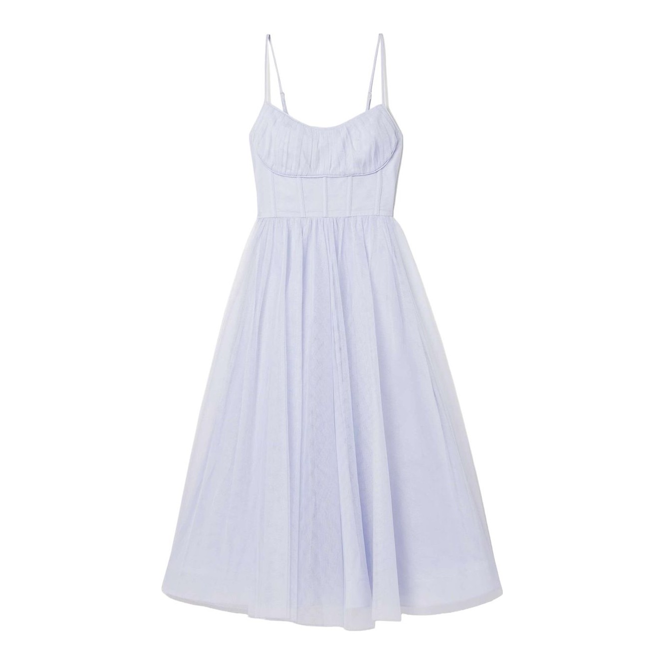 Aje | Horizon Pintucked Midi Dress