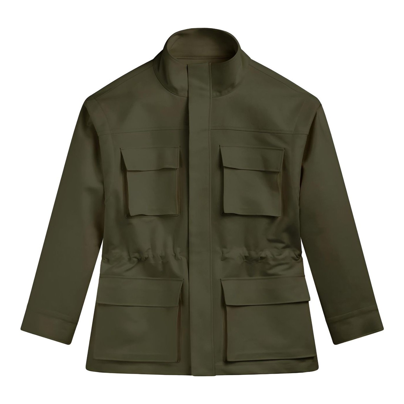 The Frankie Shop | Melton Detachable Sleeve Cargo Jacket