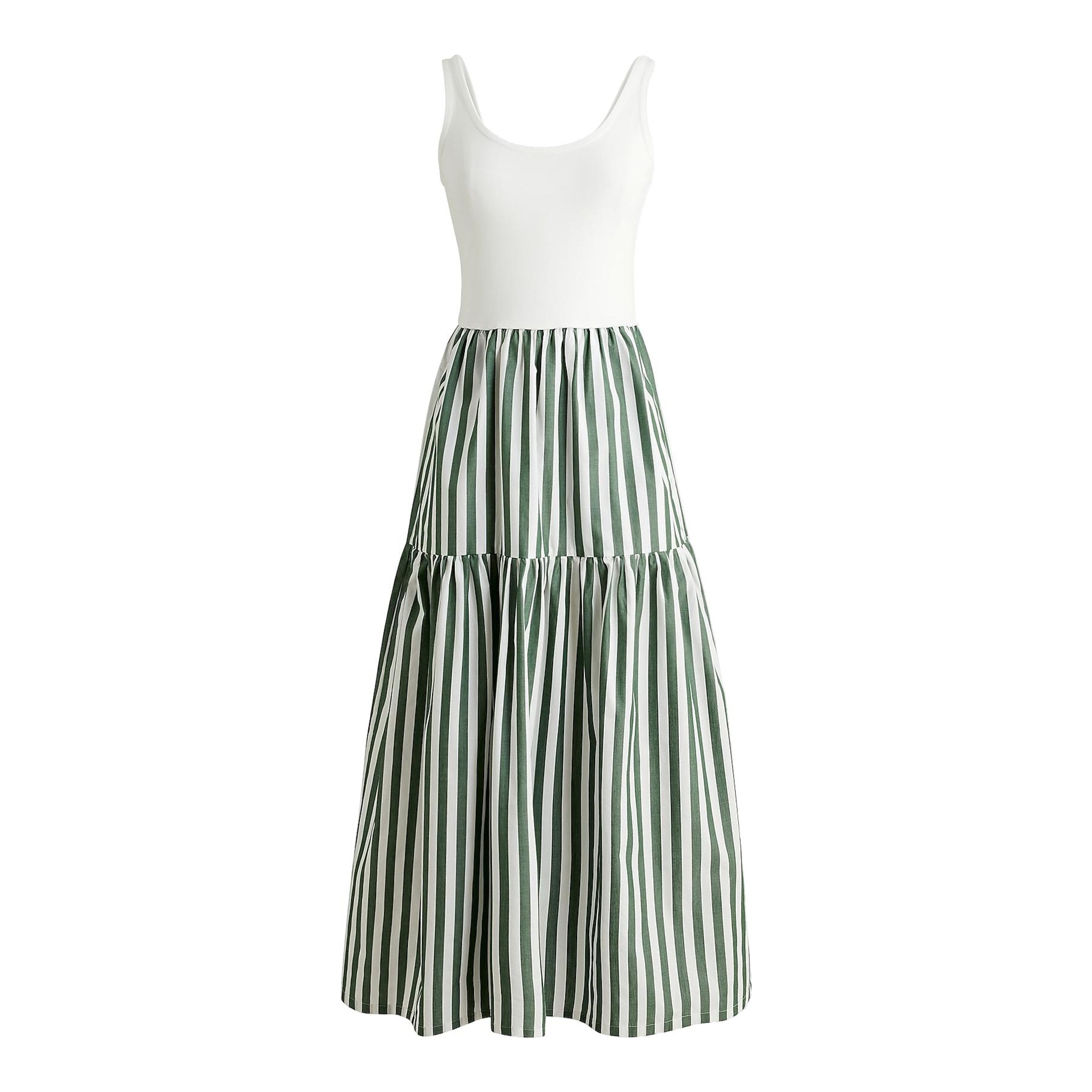 J.Crew | Hyacinth Dress In Striped Cotton Poplin