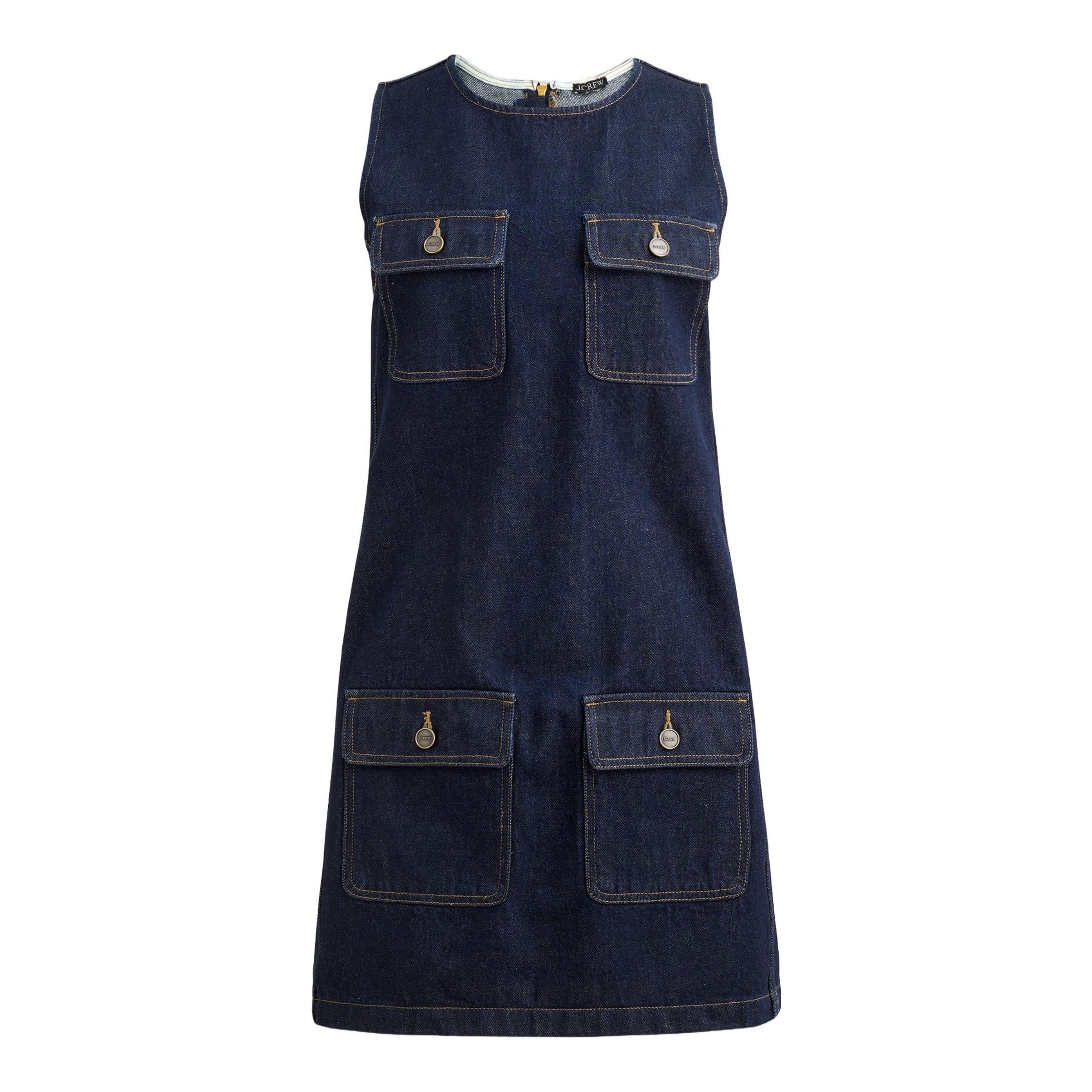 white christmas dresses Solas Denim Mini Dress