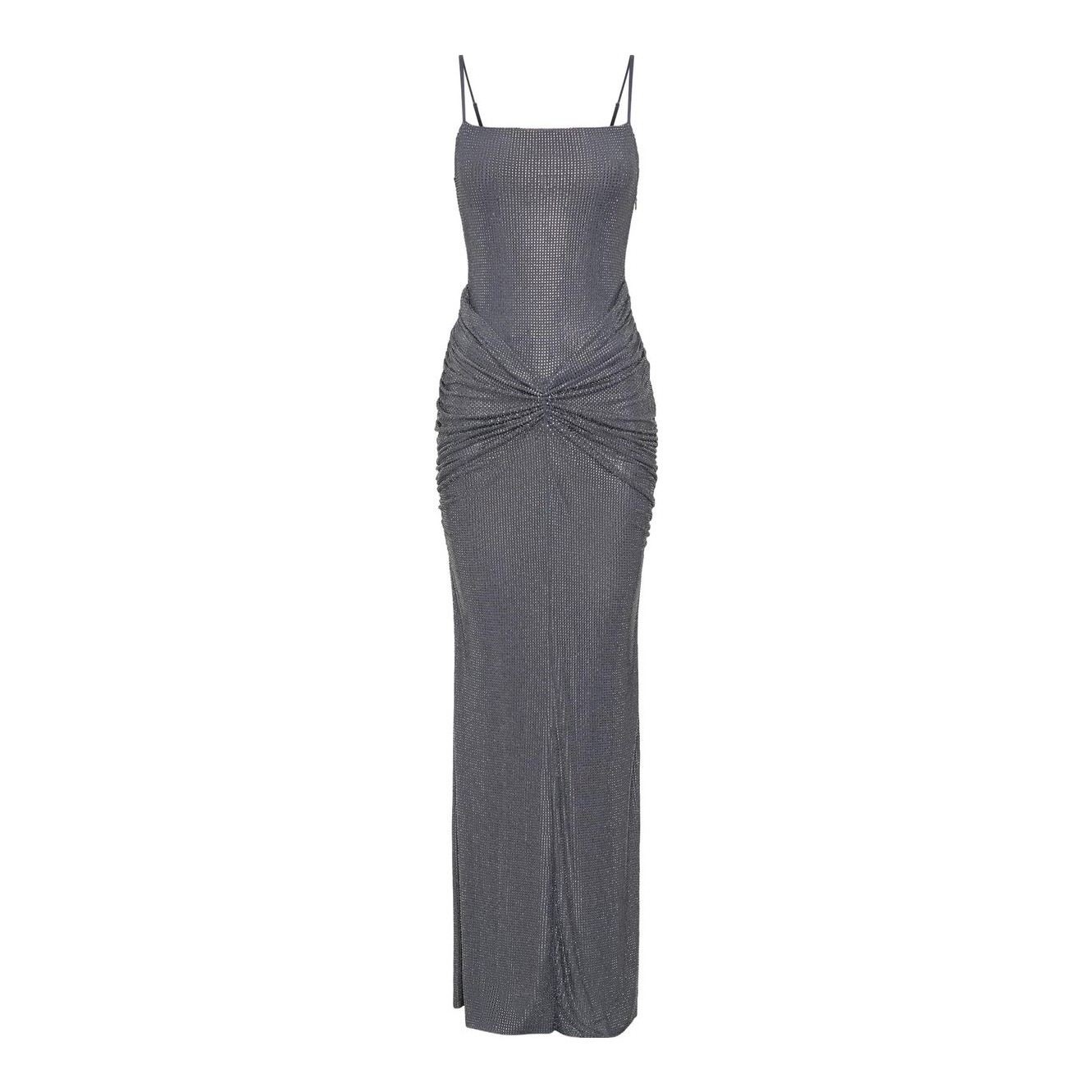 MESHKI | Genie Diamante Halter Midi Dress