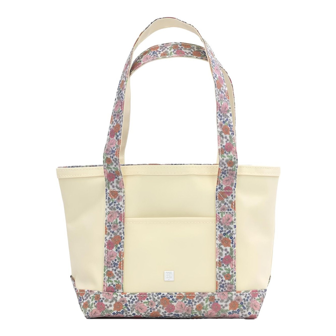 Floral Big Pony Cotton Canvas Mini Tote - Thumbnail 3
