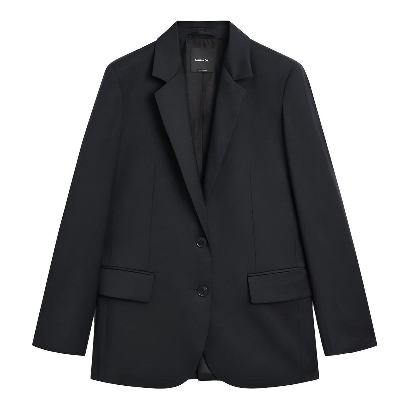 Two-Button Blazer, 100% Wool