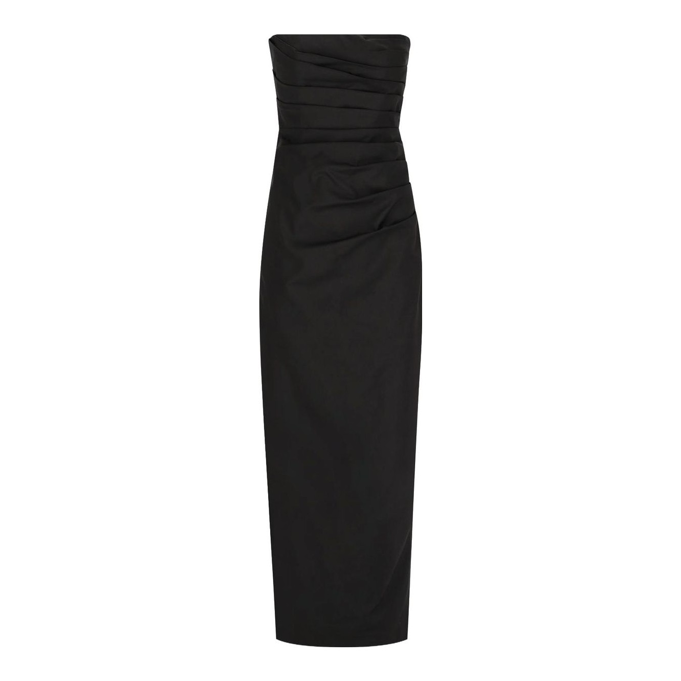 norma kamali diana strapless ruched stretch jersey midi dress Norma Kamali Strapless Diana Gown XL