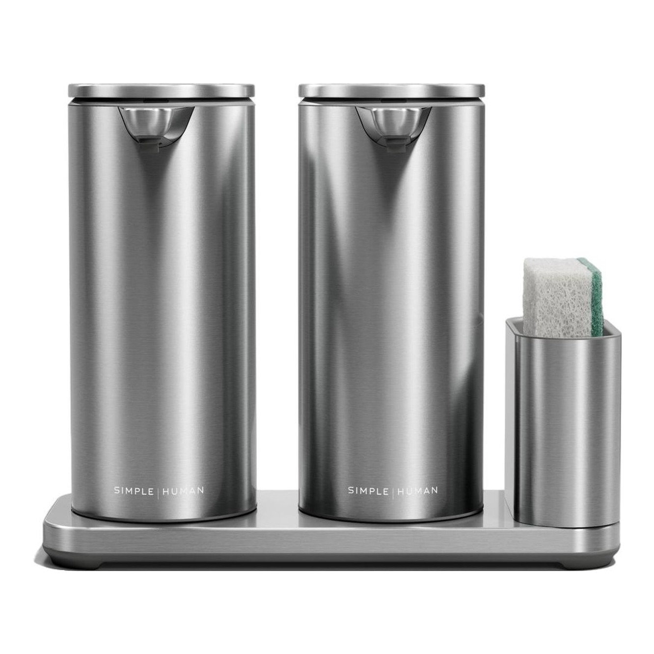 Rechargeable 14 Oz Liquid Sensor Pump With Dual Caddy Bundle