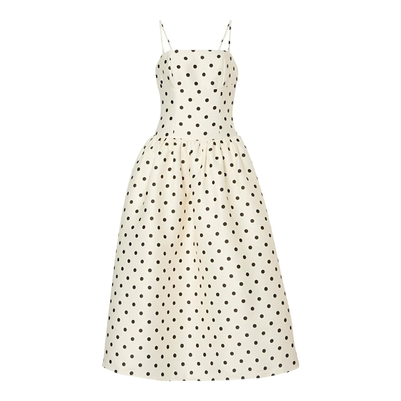 Self-Portrait | Polka-Dot Taffetta Corset Dress