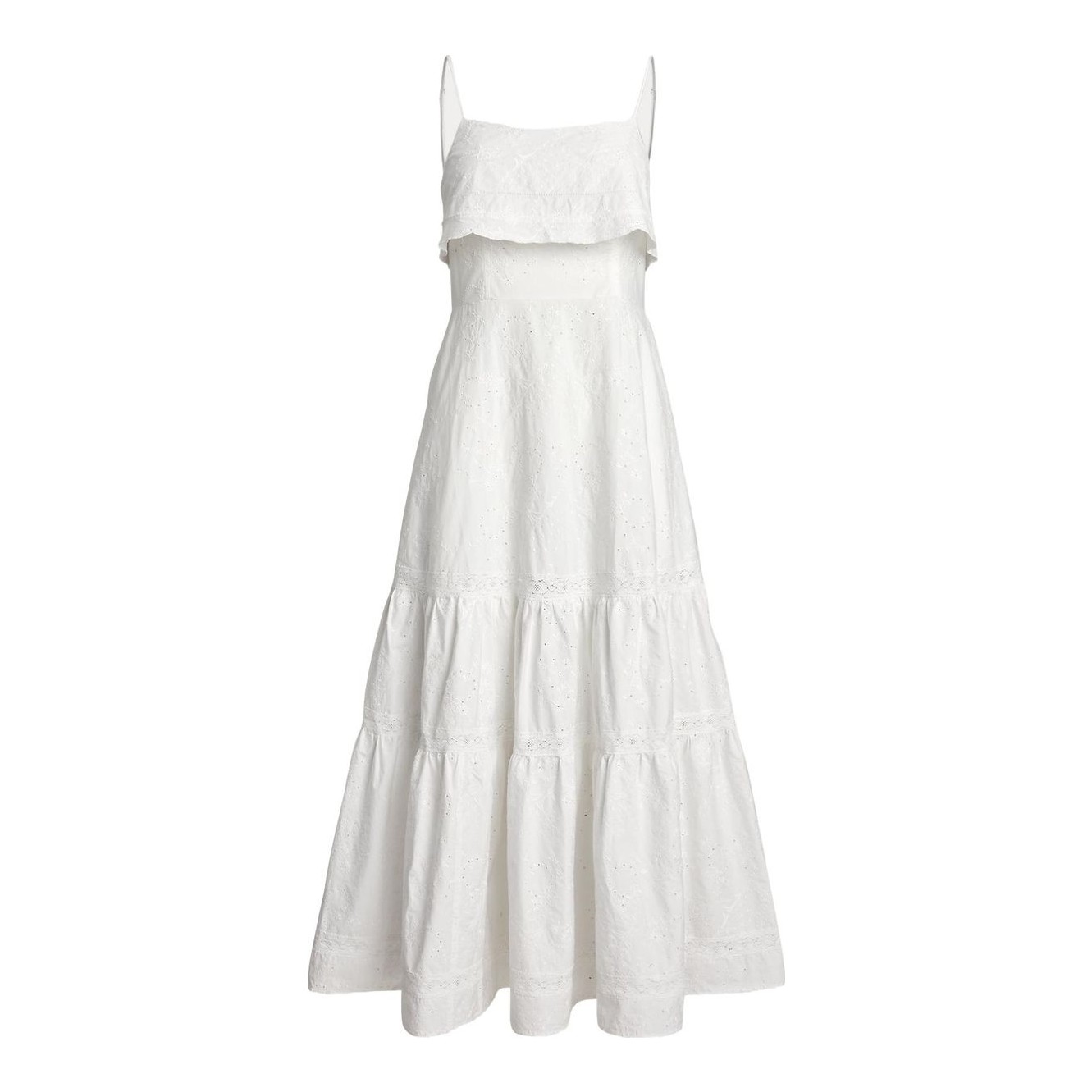 Polo Ralph Lauren | Silk Blend A Line Midi Dress