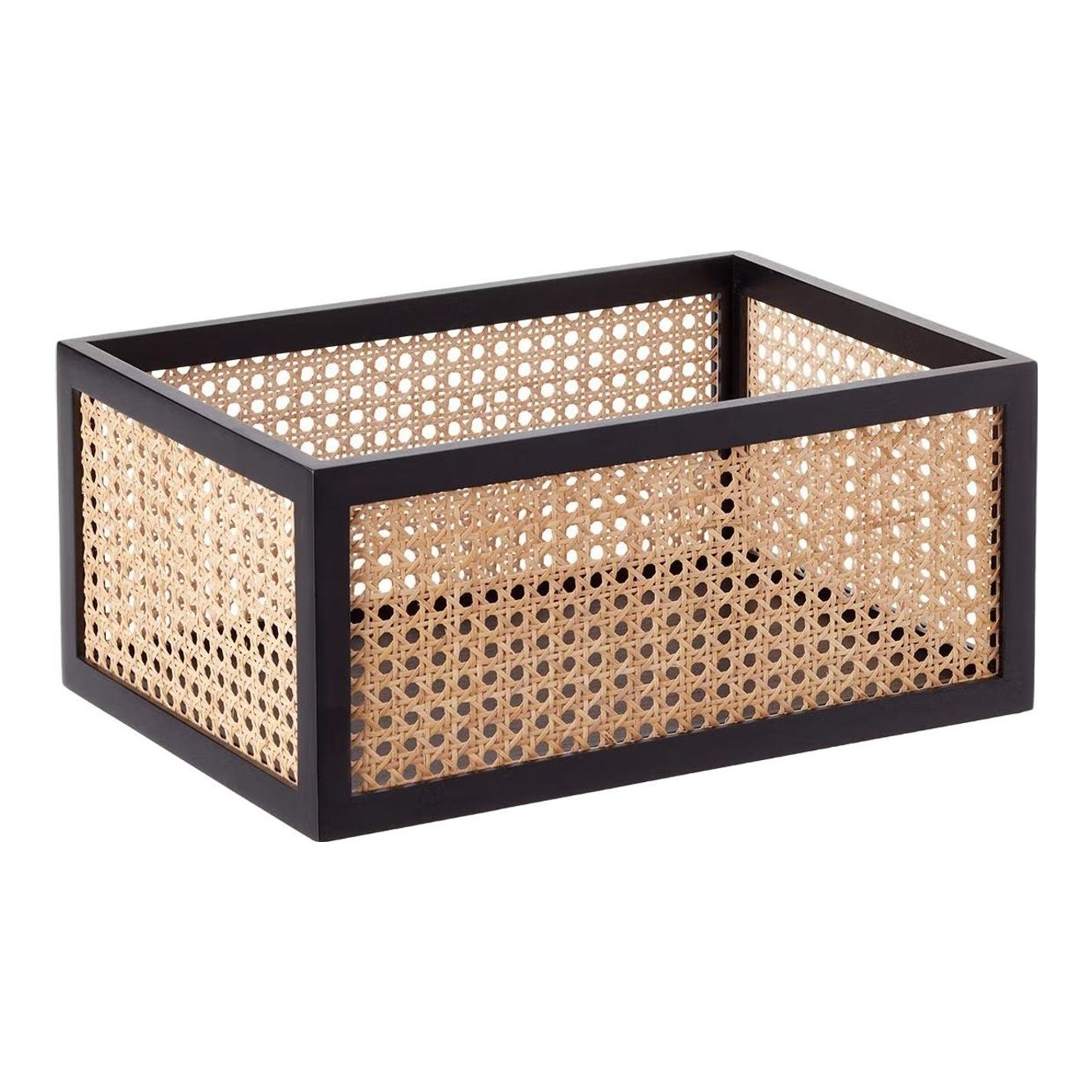 The Container Store Rattan Cane Bin - Thumbnail 2