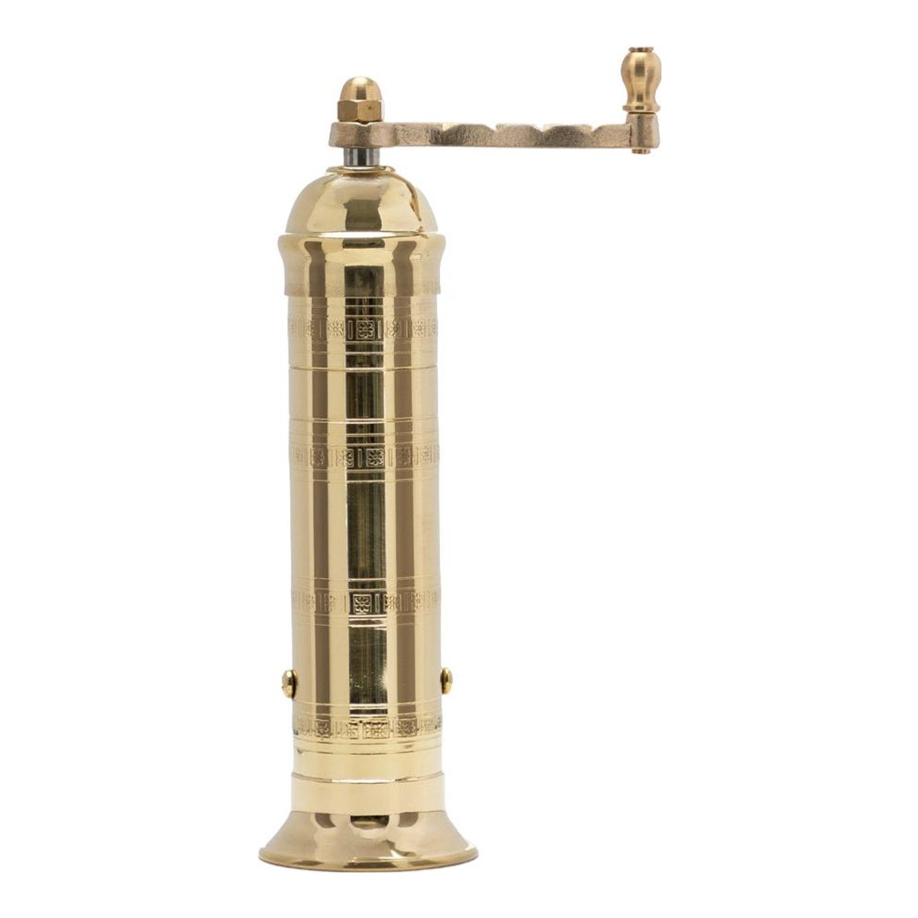 Brass pepper mill