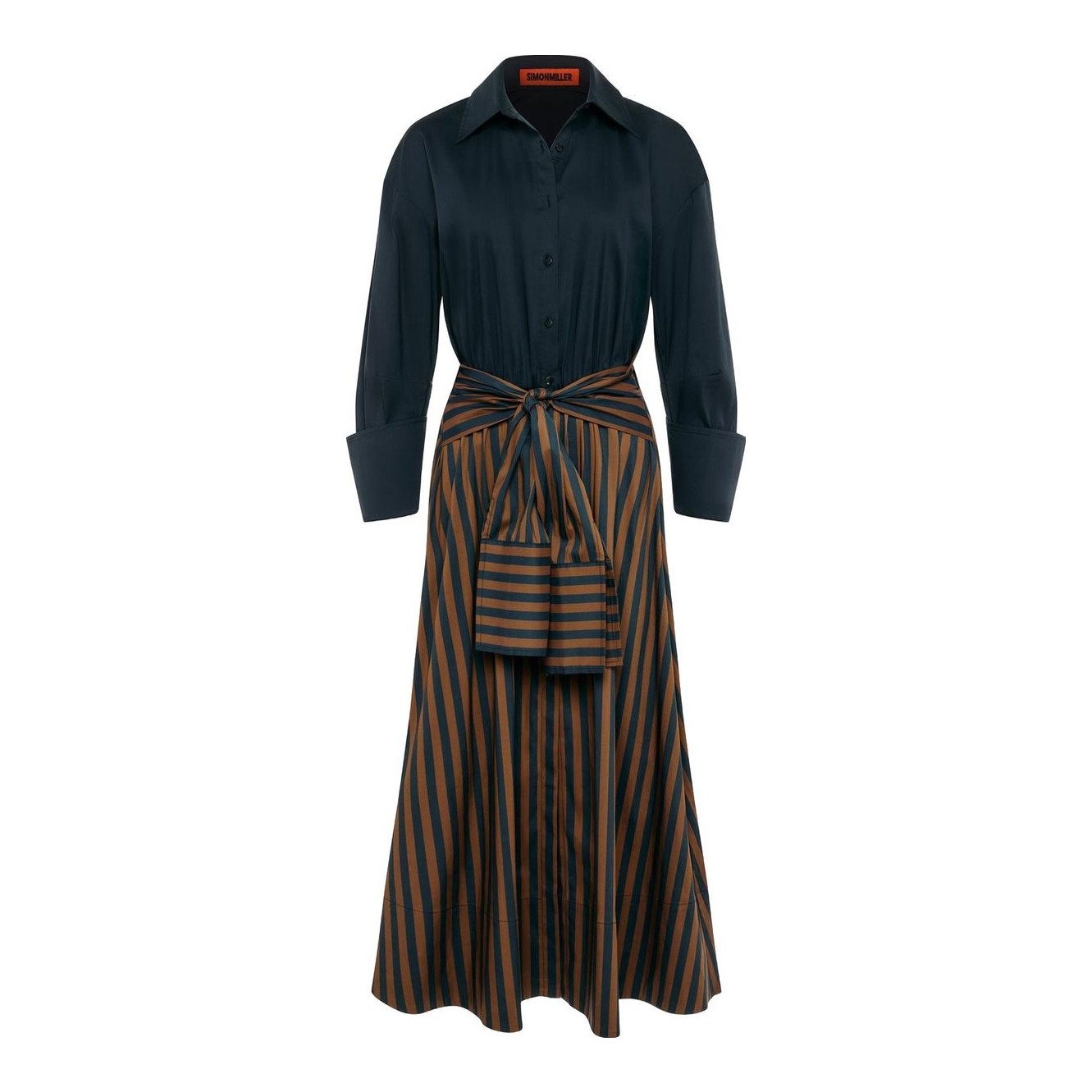 SIMONMILLER | Loch Poplin Maxi Dress