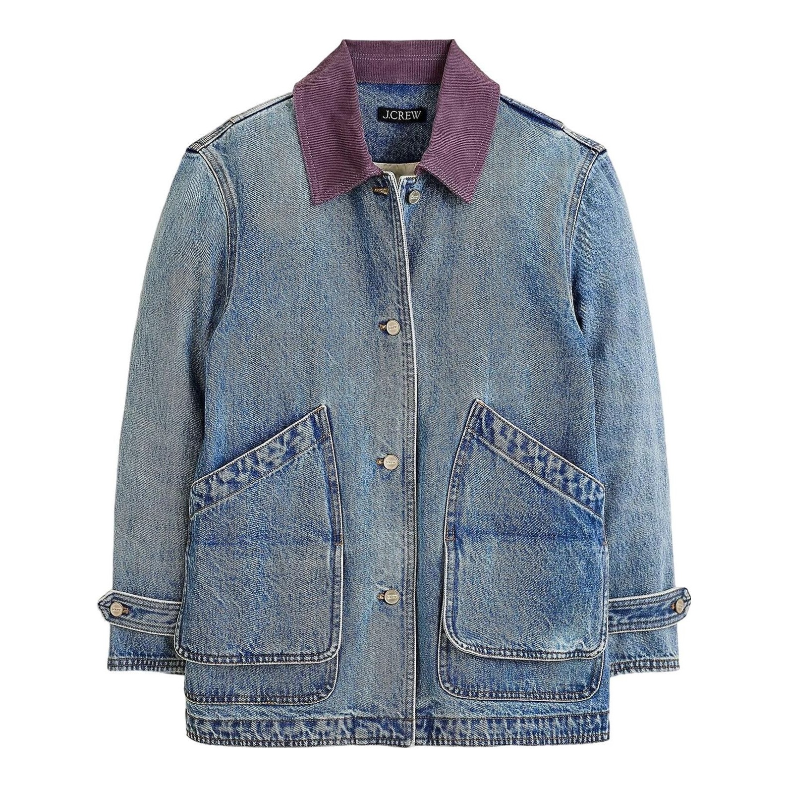 Relaxed Barn Jacket In Denim