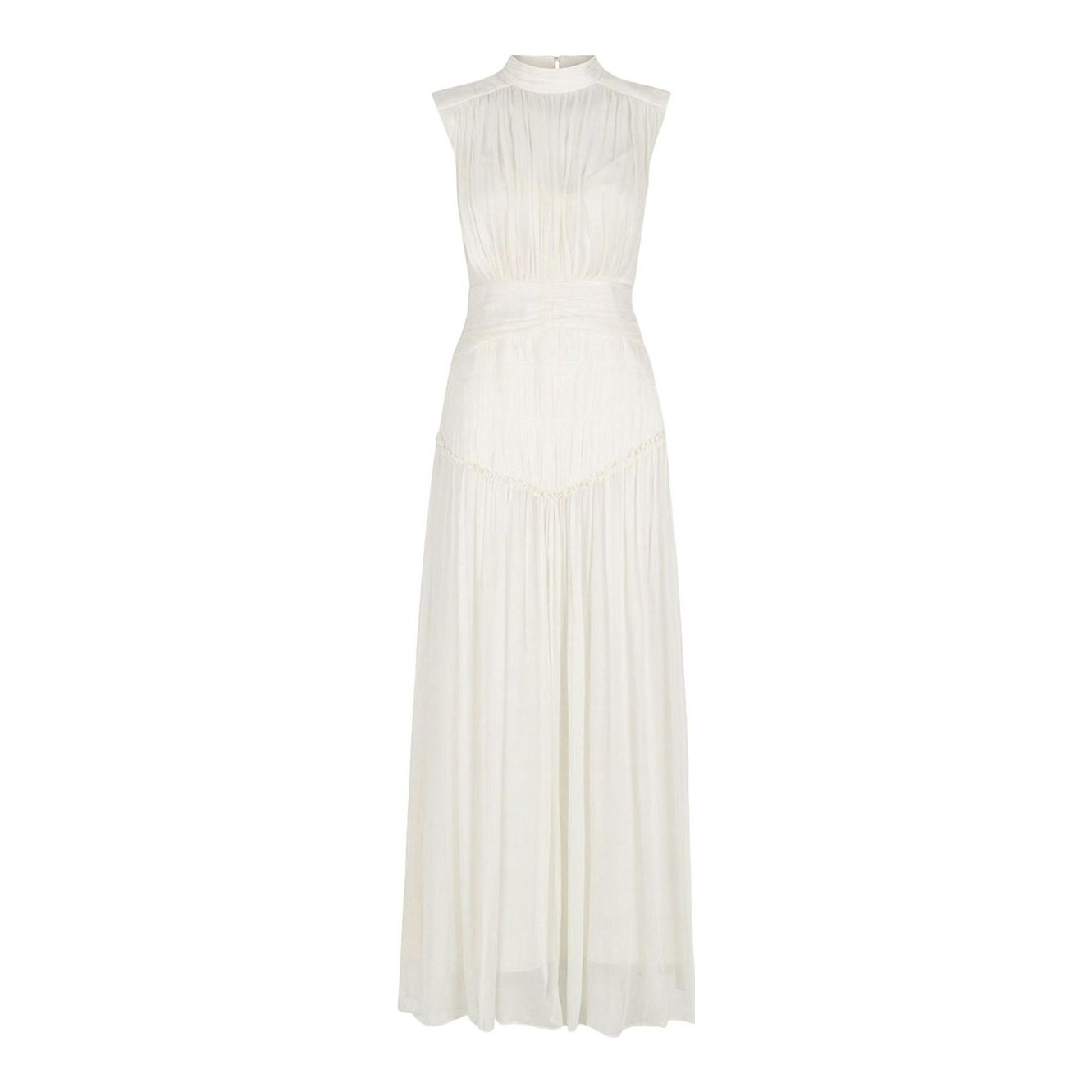knee length dresses for ladies Shona Joy Allegra Cowl Lace Panelled Maxi Dress Espresso